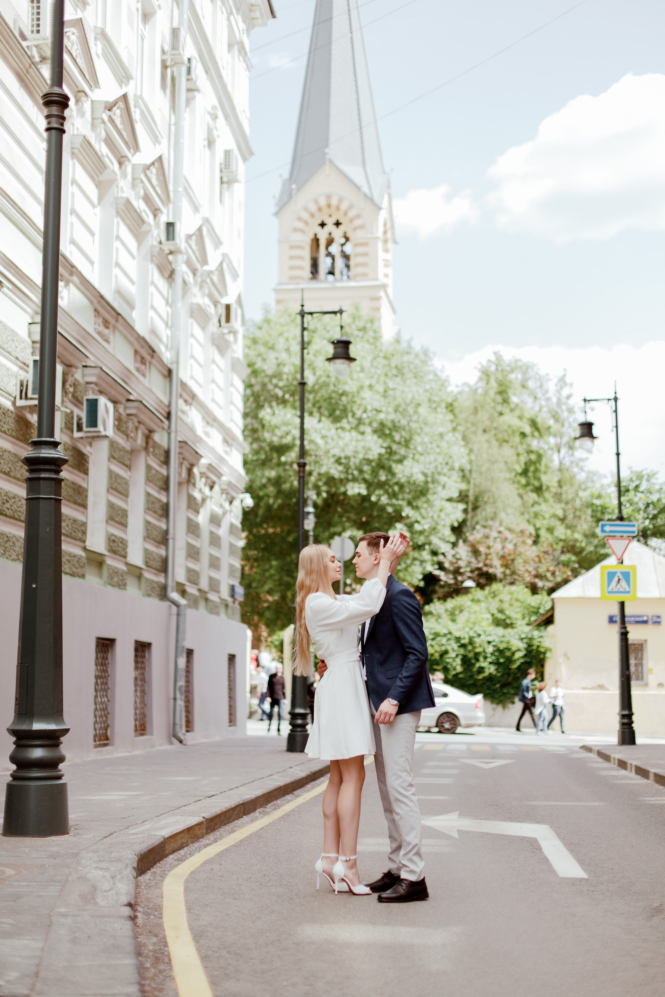 Свадебная прогулка в Москве по улочкам Китай-Города, фотограф на Свадьбу