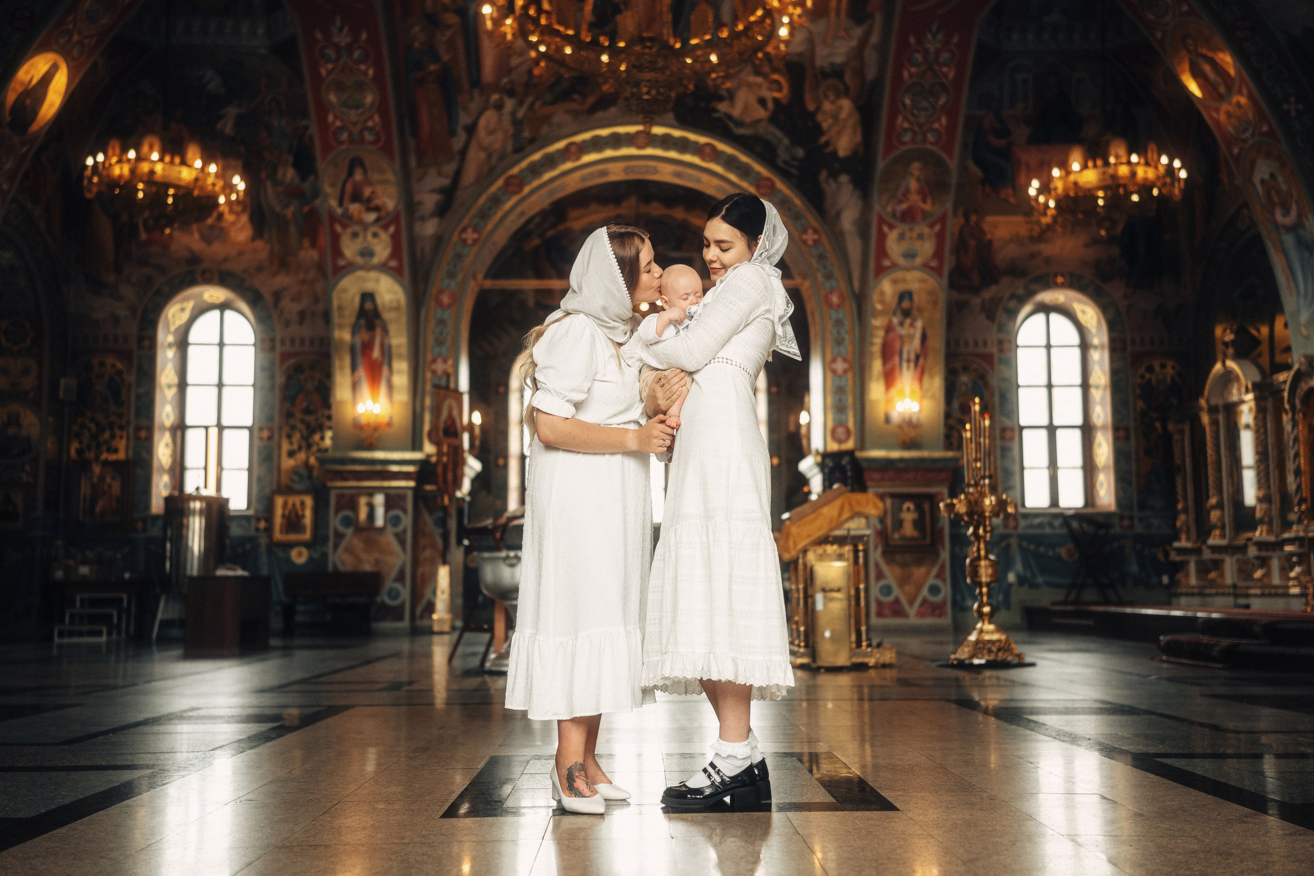 Крещение в храме Всецарица. Свадебный и репортажный фотограф в Воронеже Роман Янко