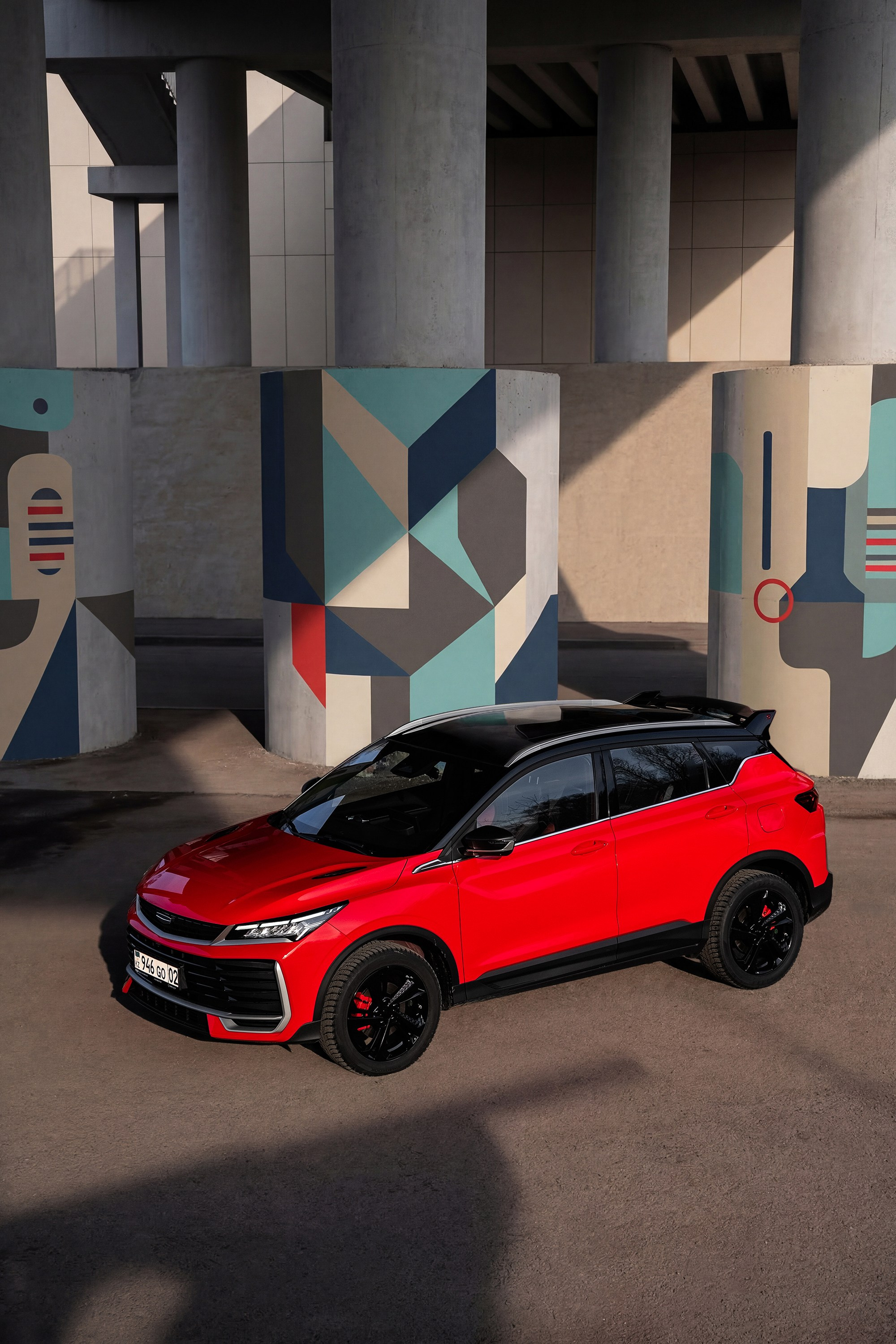 Geely Coolray 2025. Рекламный и портретный фотограф в Алматы, обучение для фотографов — Равиль Абушаев