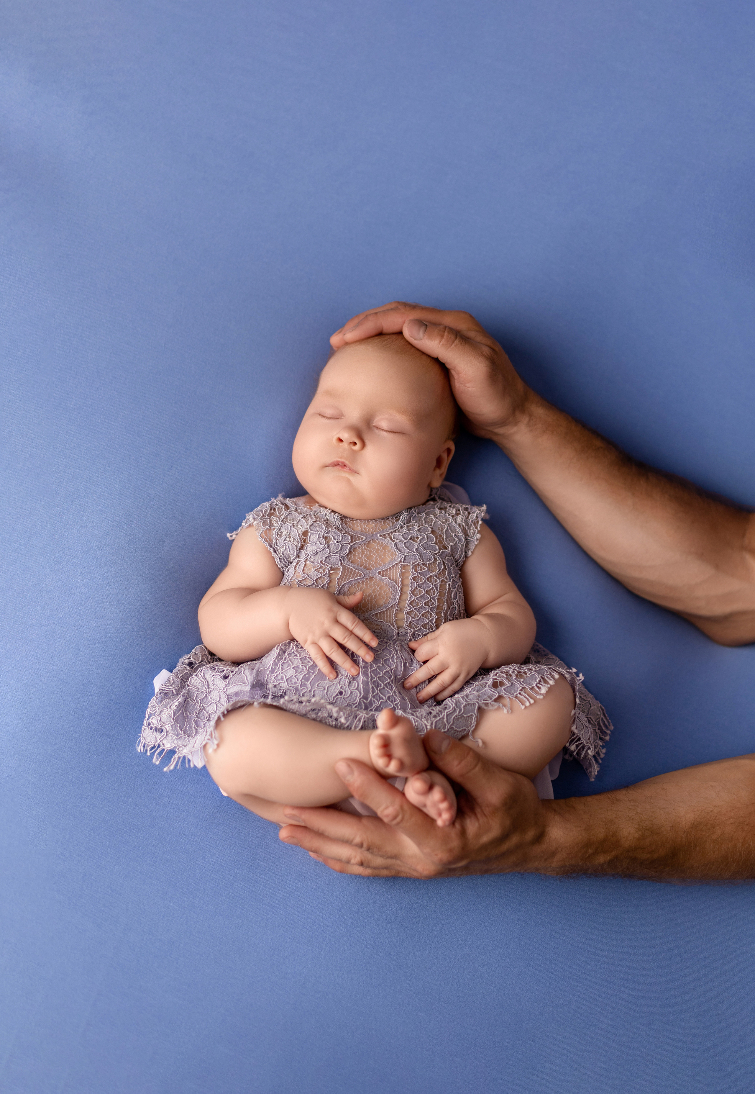 Ольга, 1,5 месяца. Фотограф новорожденных в Нижнем Новгороде Надежда Кадылкина