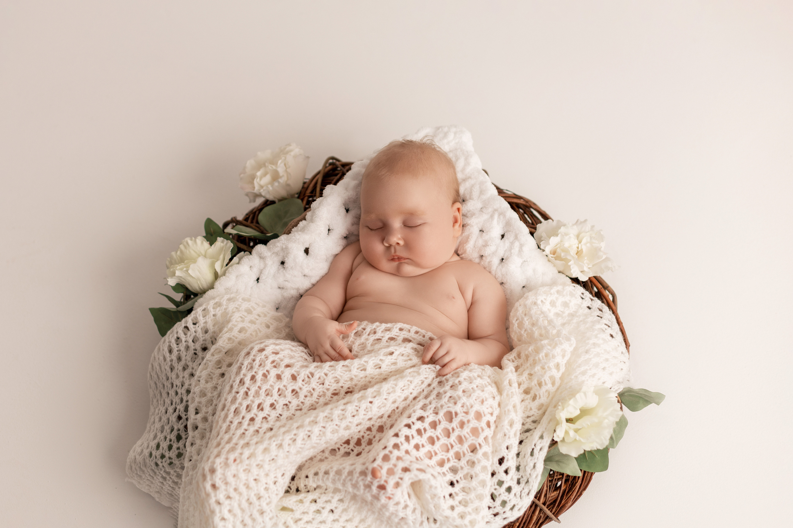 Ольга, 1,5 месяца. Фотограф новорожденных в Нижнем Новгороде Надежда Кадылкина