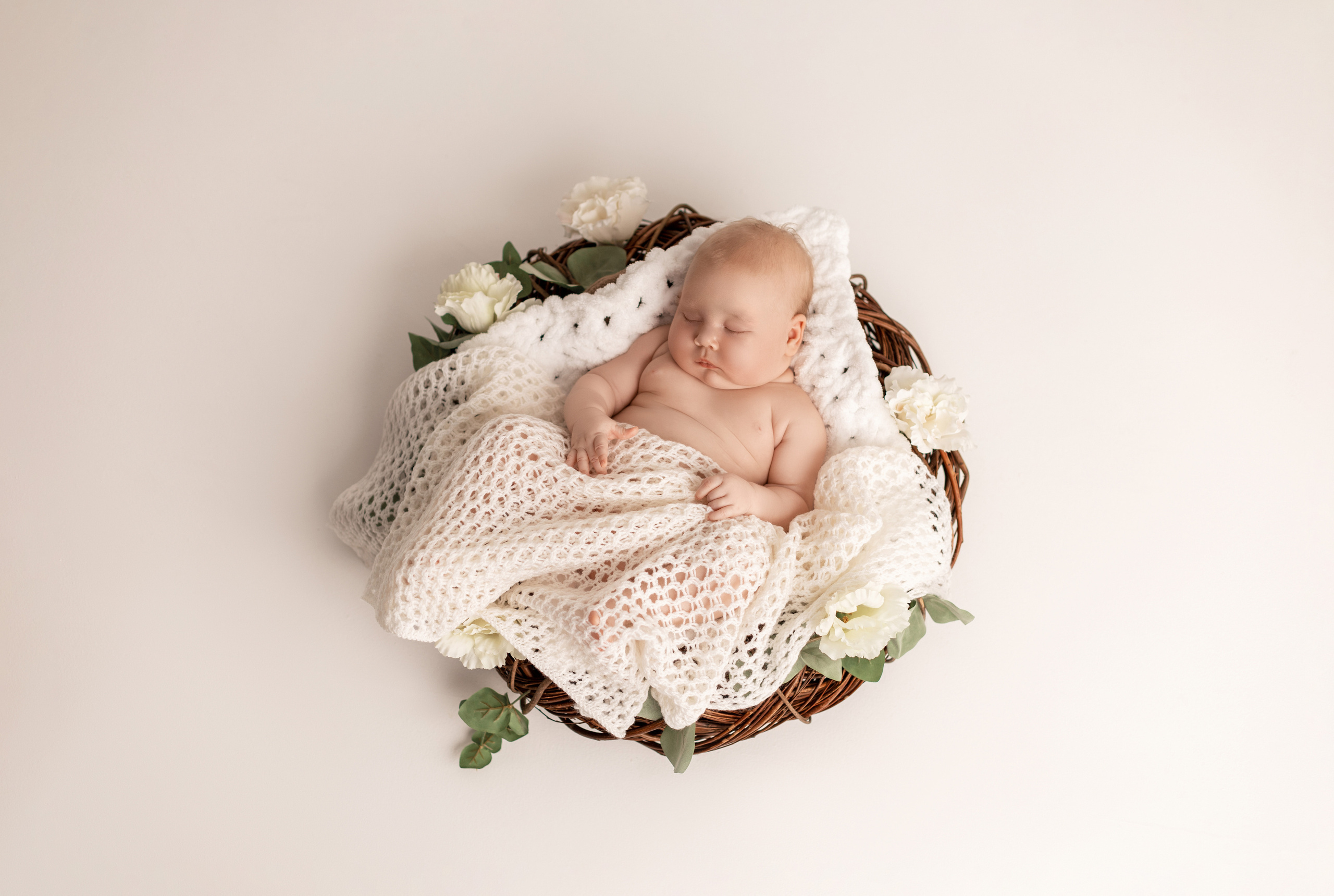 Ольга, 1,5 месяца. Фотограф новорожденных в Нижнем Новгороде Надежда Кадылкина