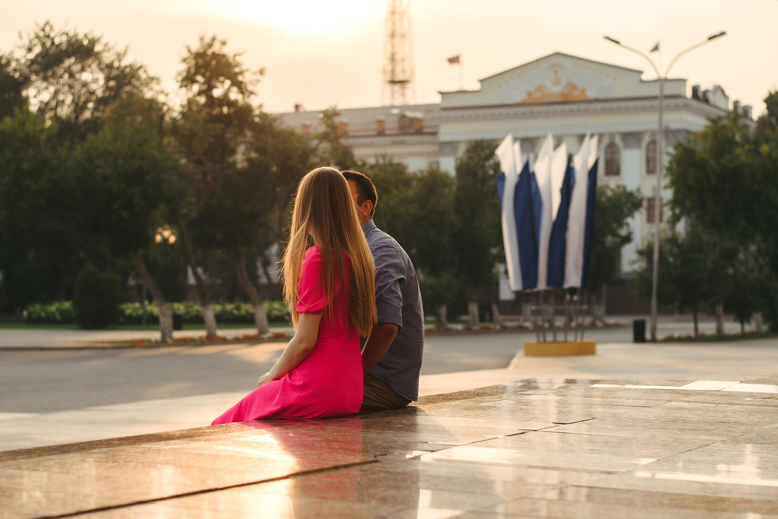 Фото на закате. Свадебный и портретный фотограф в Тюмени Женя Черемнова