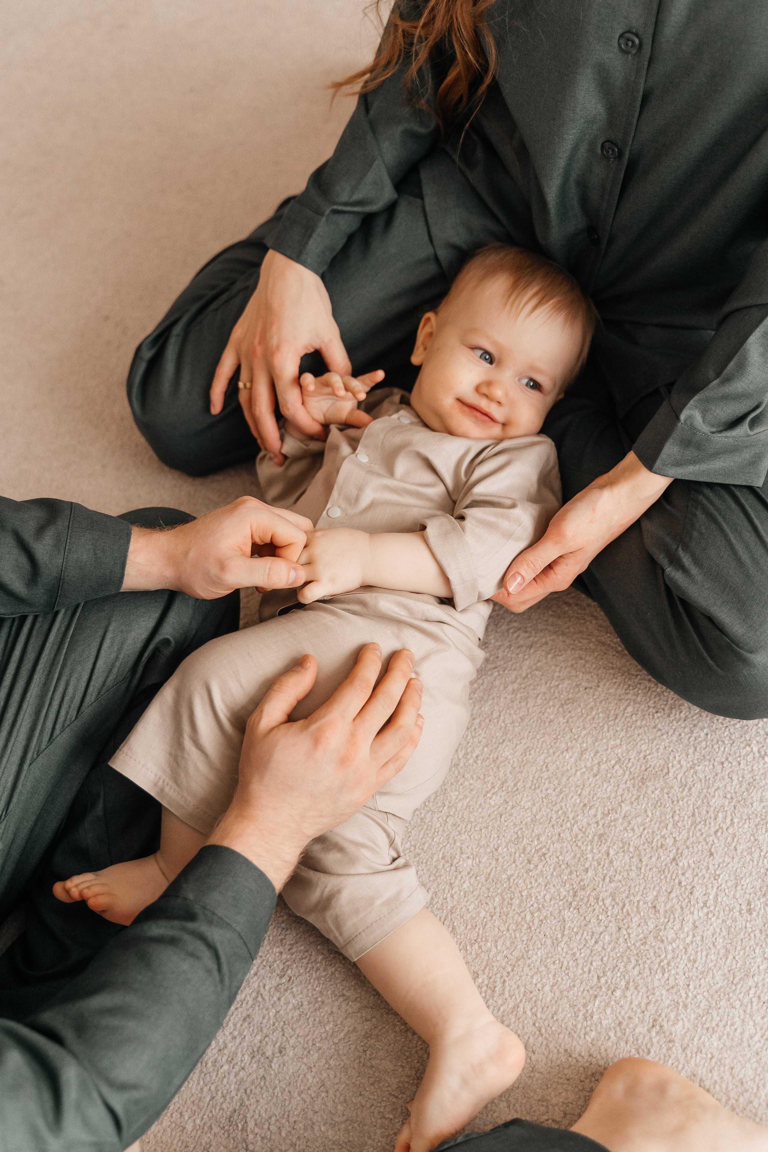 Илья, Таня и Мирон. Волик Мария