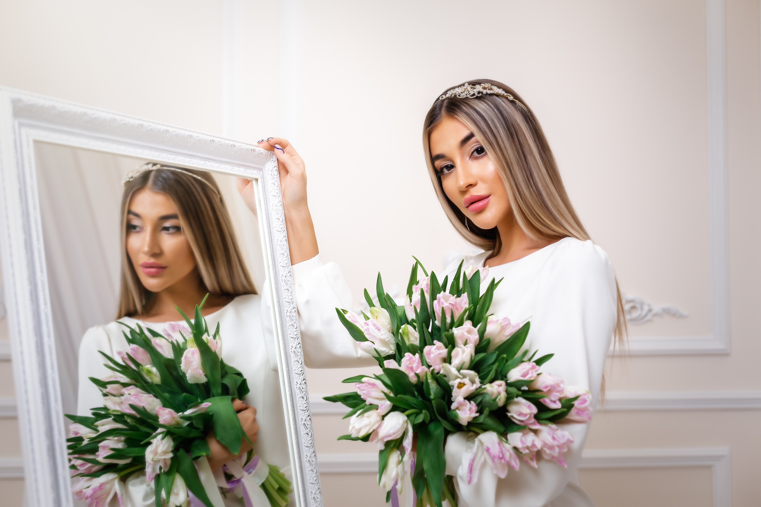 Фотосессия невесты в студии. Фотограф Ильхам Сибгатуллин Казань