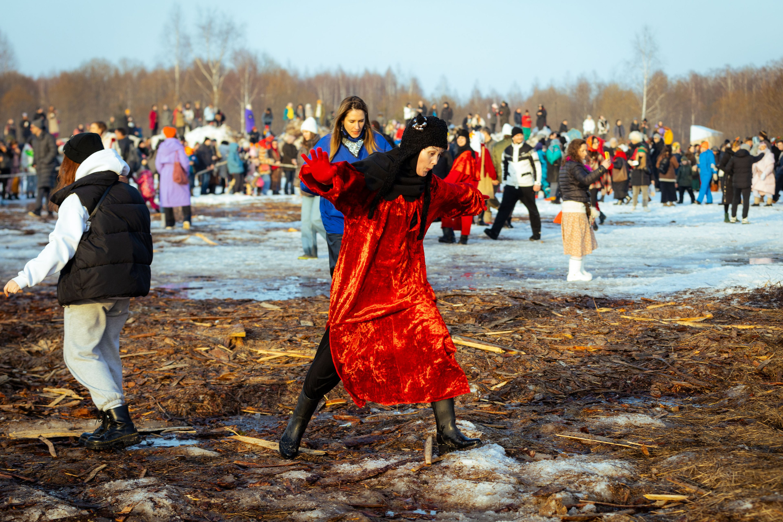 Масленица в Никола-Ленивце, весна 2024 г. Фотограф Виноградов Константин