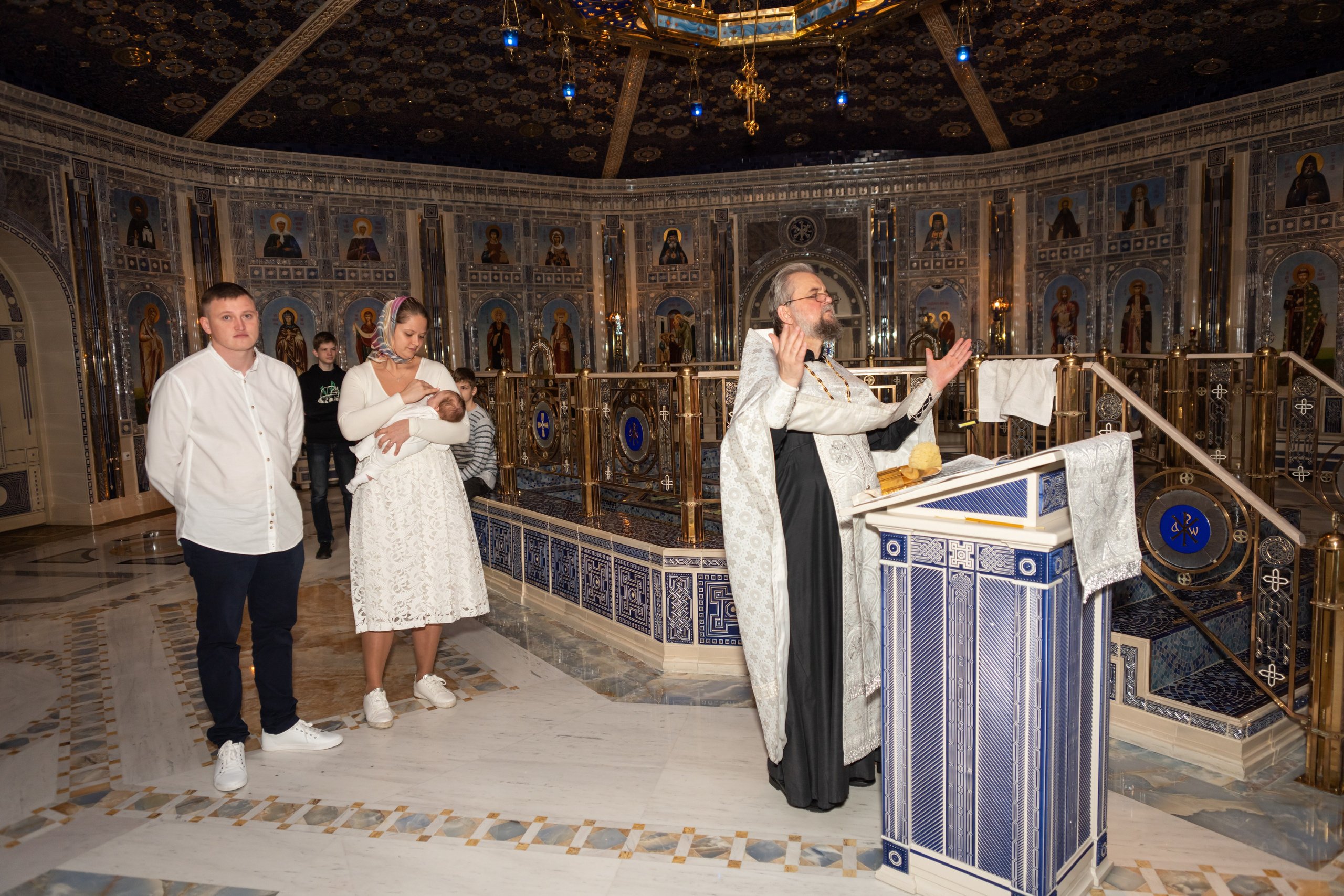 Крещение. Семейный и детский фотограф в Москве Евгения Миронова