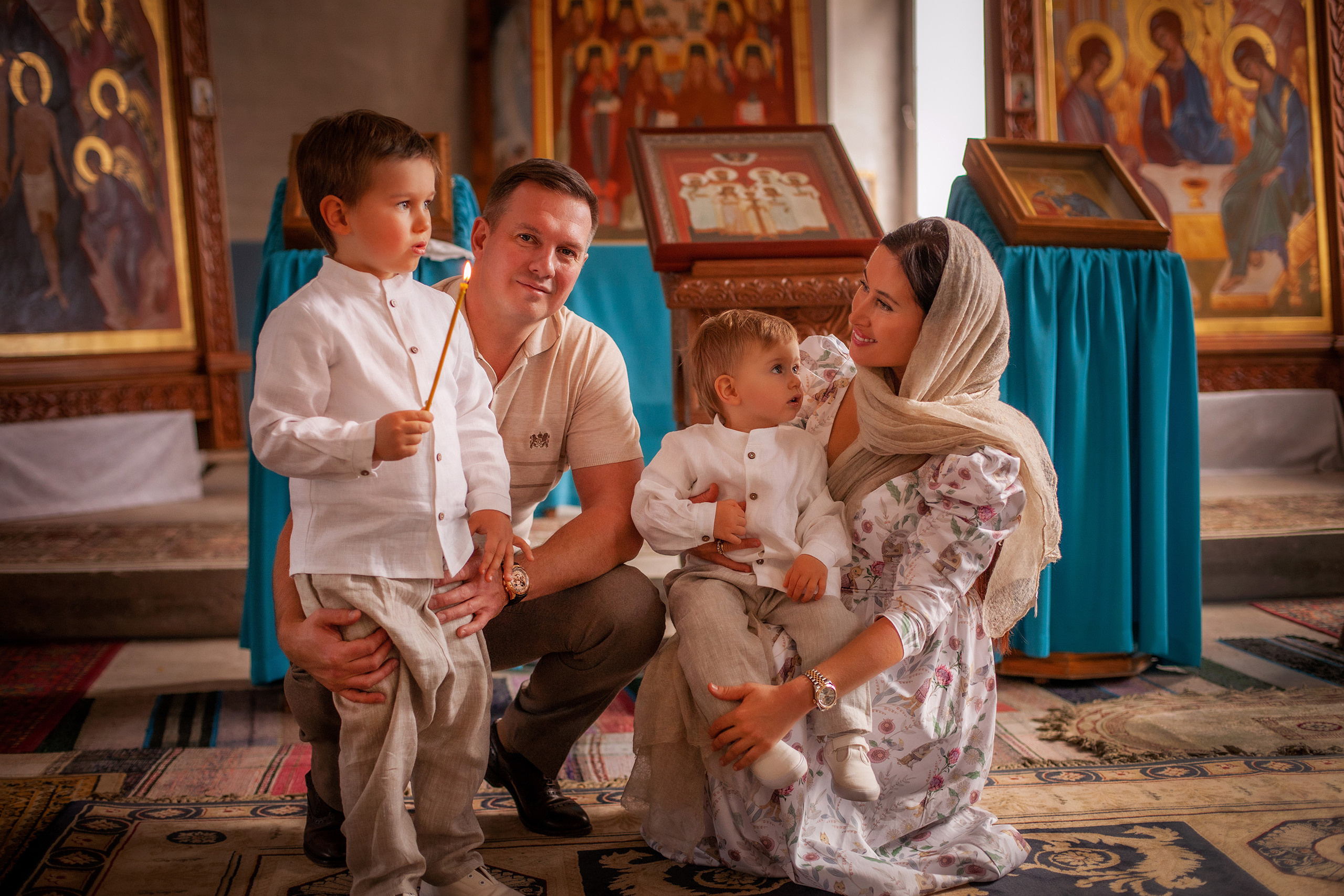 Крещение. Семейный фотограф Екатеринбург Юлия Лимберг