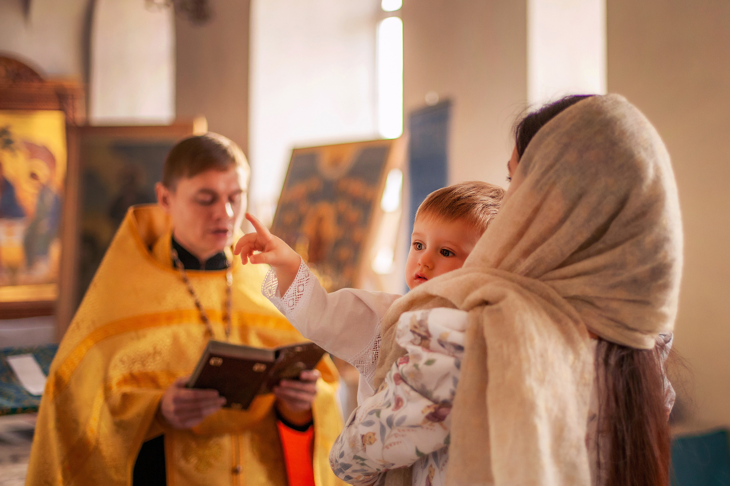 Крещение. Семейный фотограф Екатеринбург Юлия Лимберг