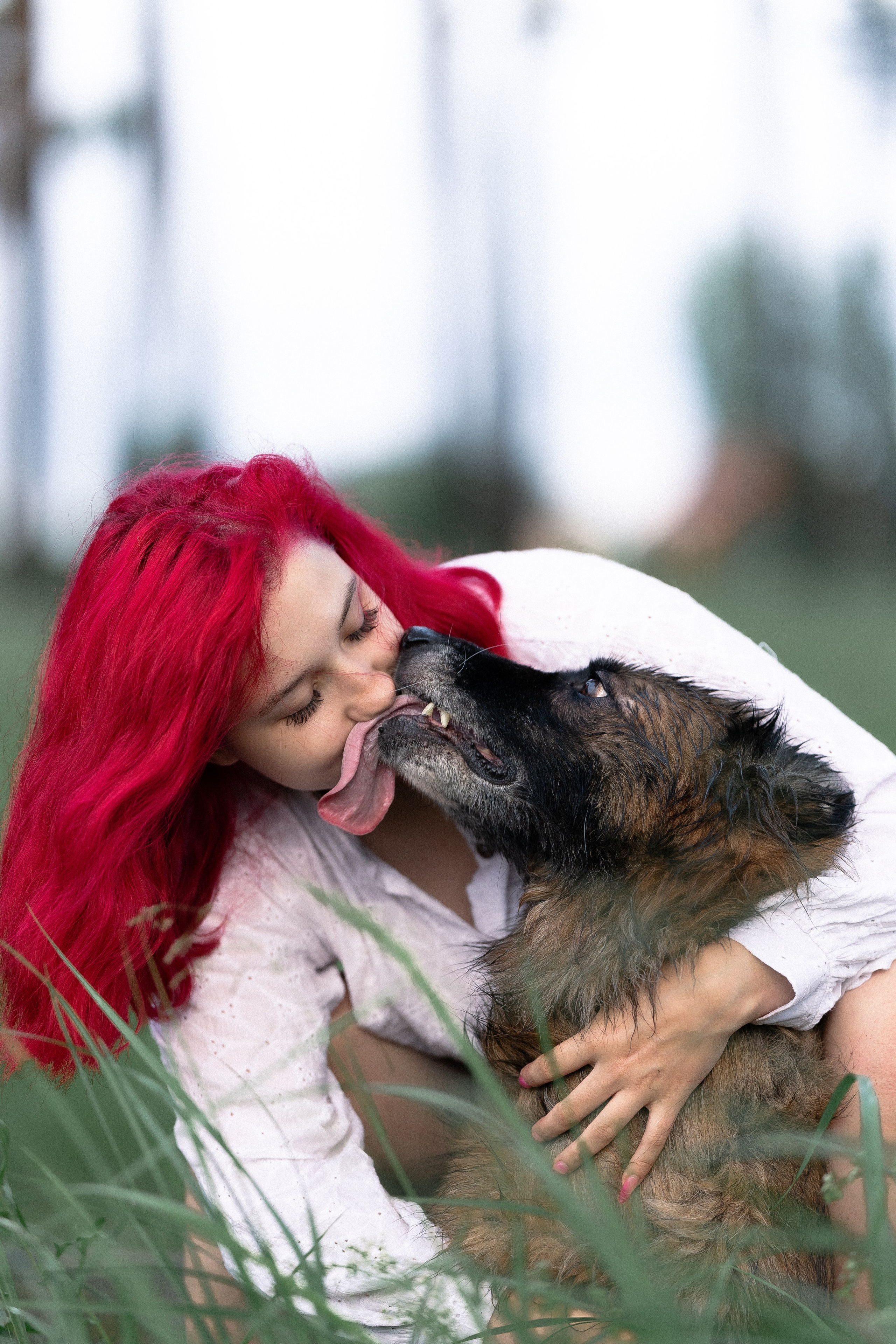 Алена, Фанни и Фрея. Фотограф и видеограф анималист Аганина Дарья