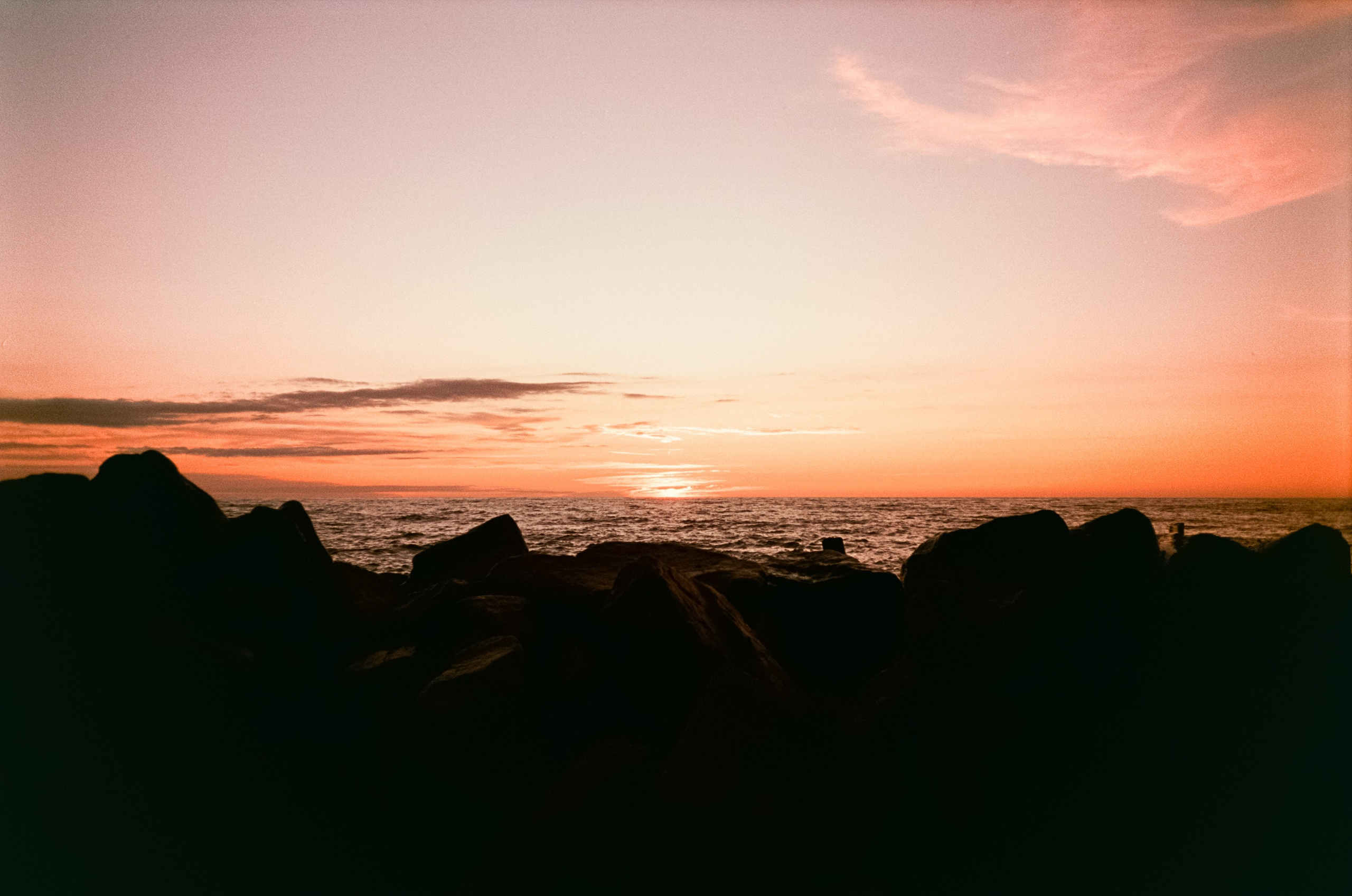 Закат в Калининграде на Aeronega 100 (Kodak Aerocolor IV) / Ricoh MF-1