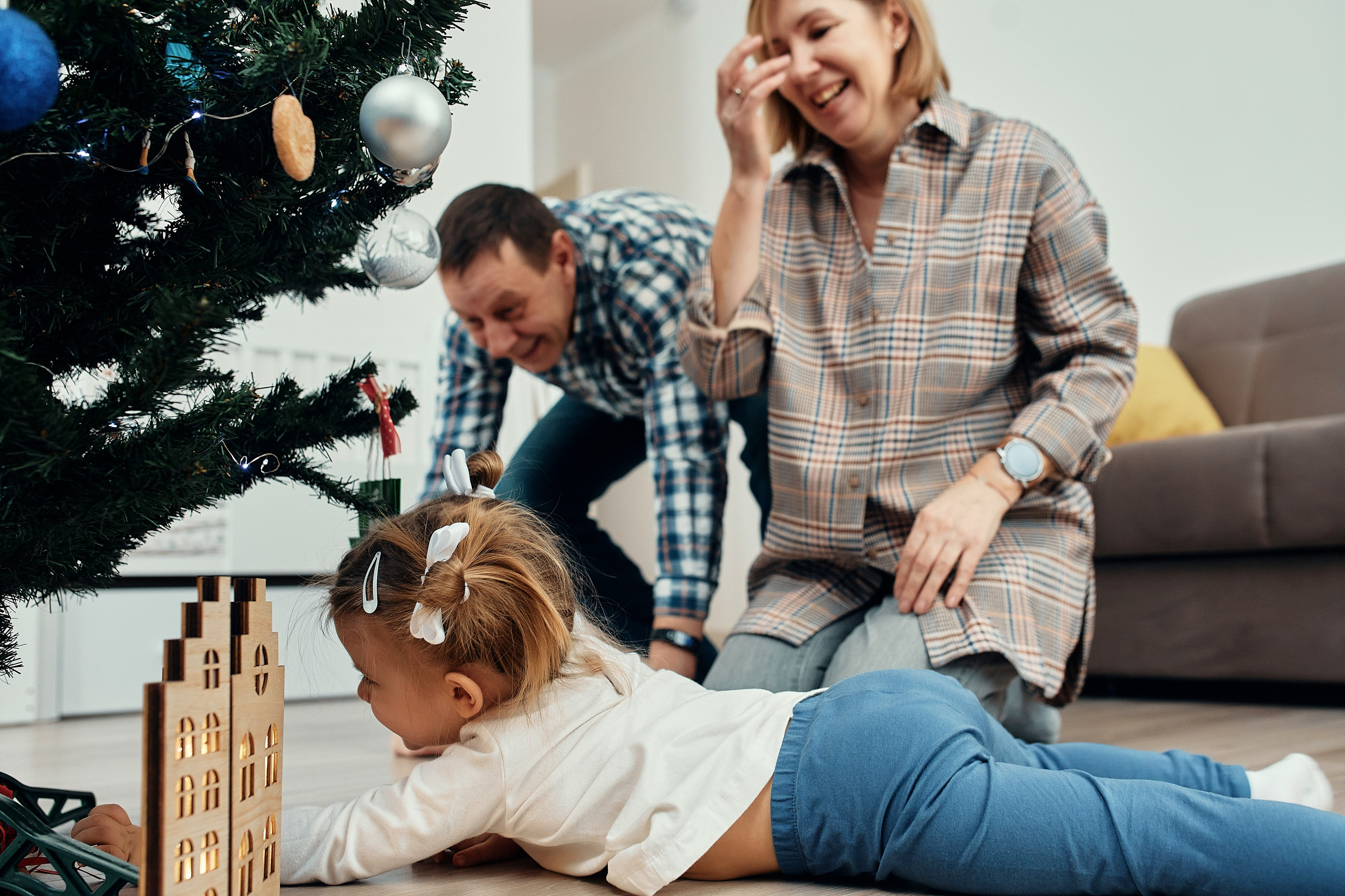 Домашняя новогодняя фотосессия. Семейный и репортажной фотограф в Красноярске и Москве Виктор Бабинцев