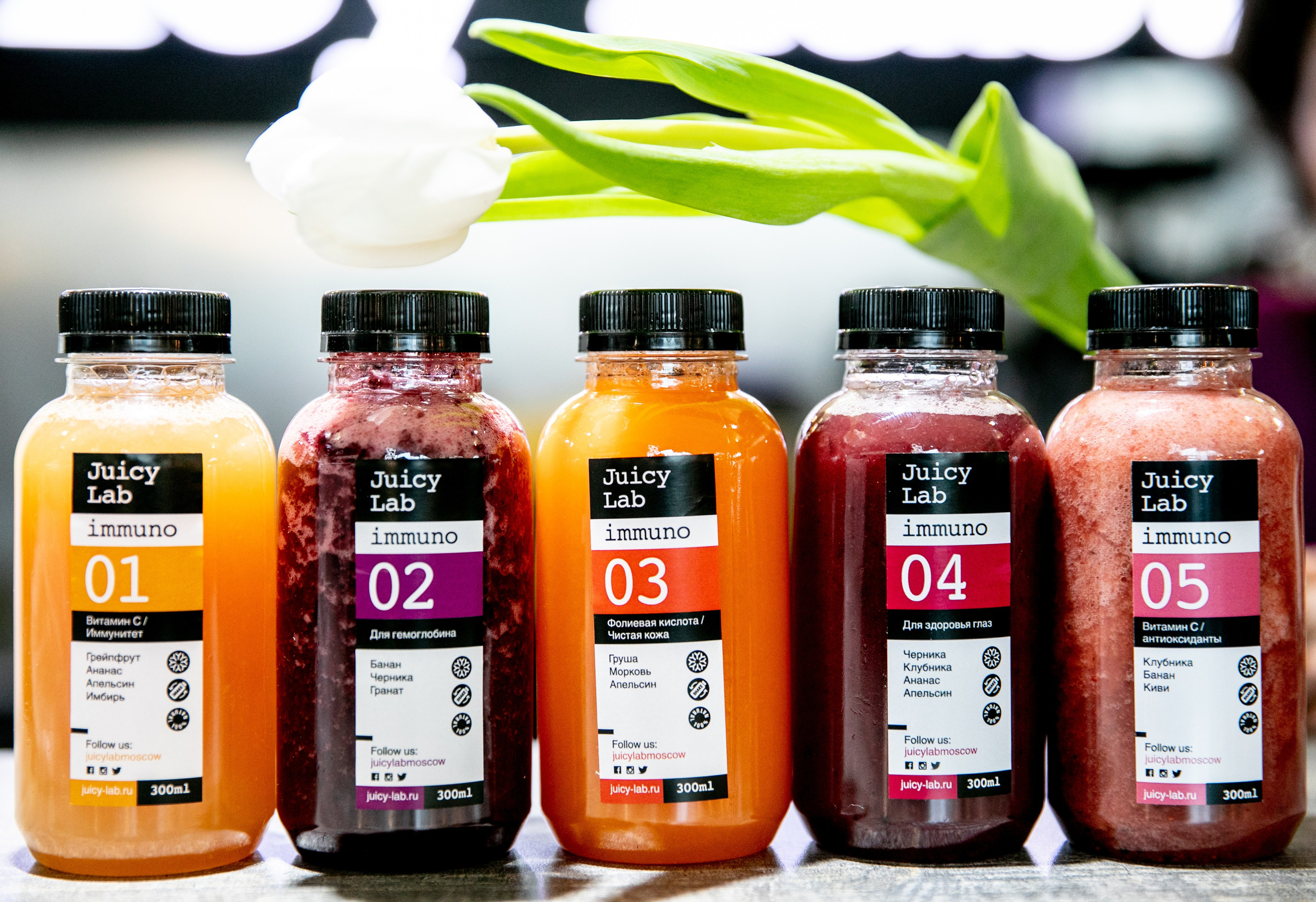 Style photo shoot for natural drinks brand