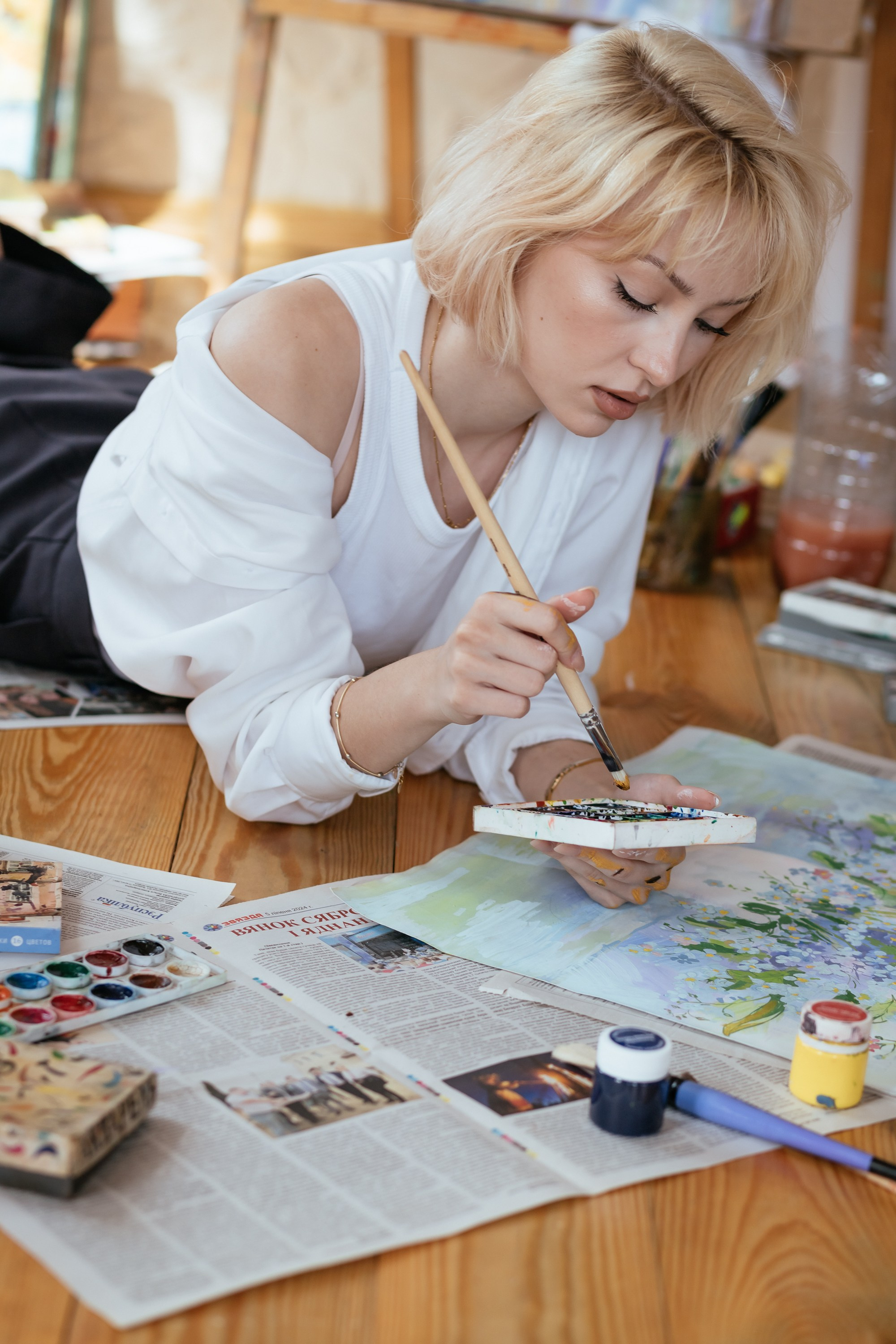 Художница. Семейный фотограф в Минске Приболовец Светлана