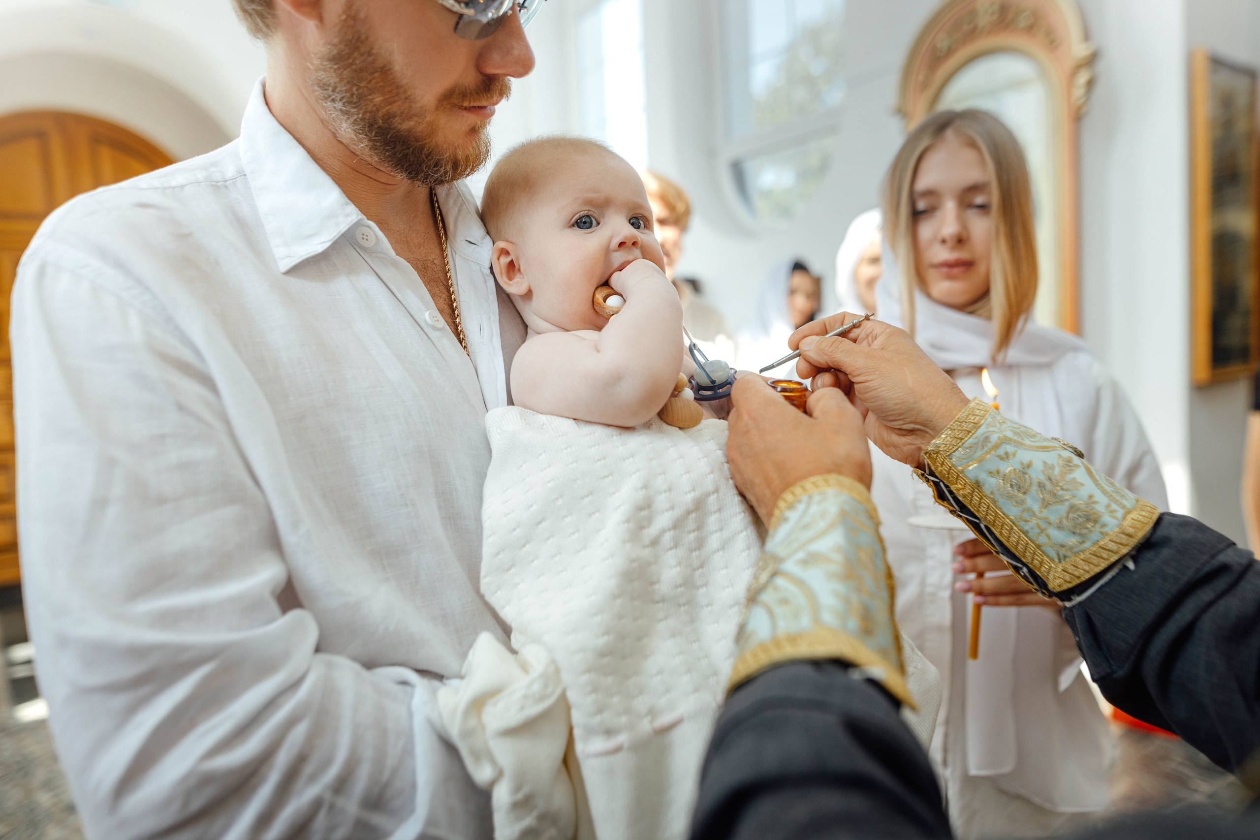 Крещение Мишель, гп. Ивенец, храм Ефросинии Полоцкой, август 2025