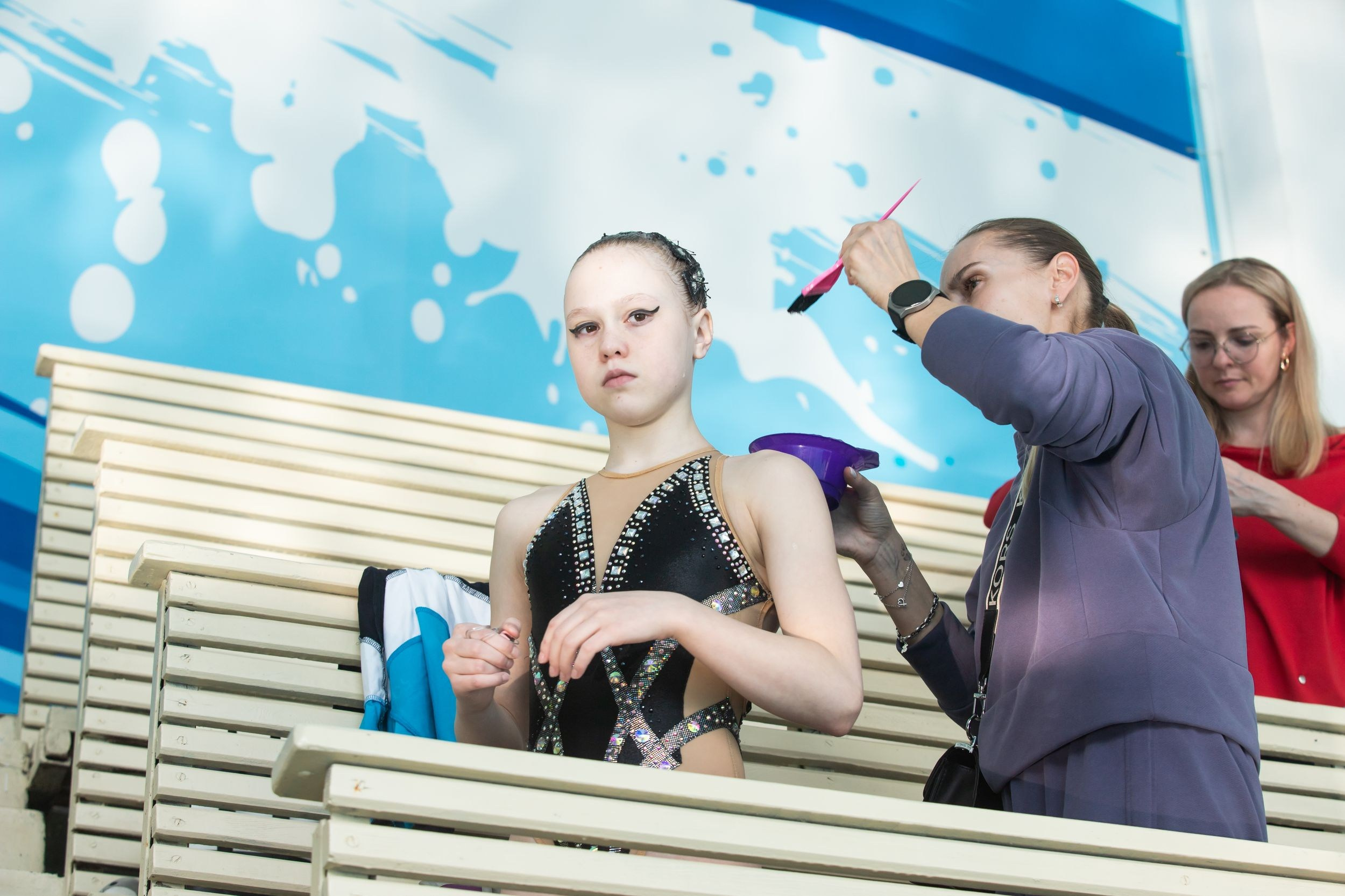 Первенство ЦФО по синхронному плаванию (16 апреля 2023). Репортажный фотограф Алексей Пирязев
