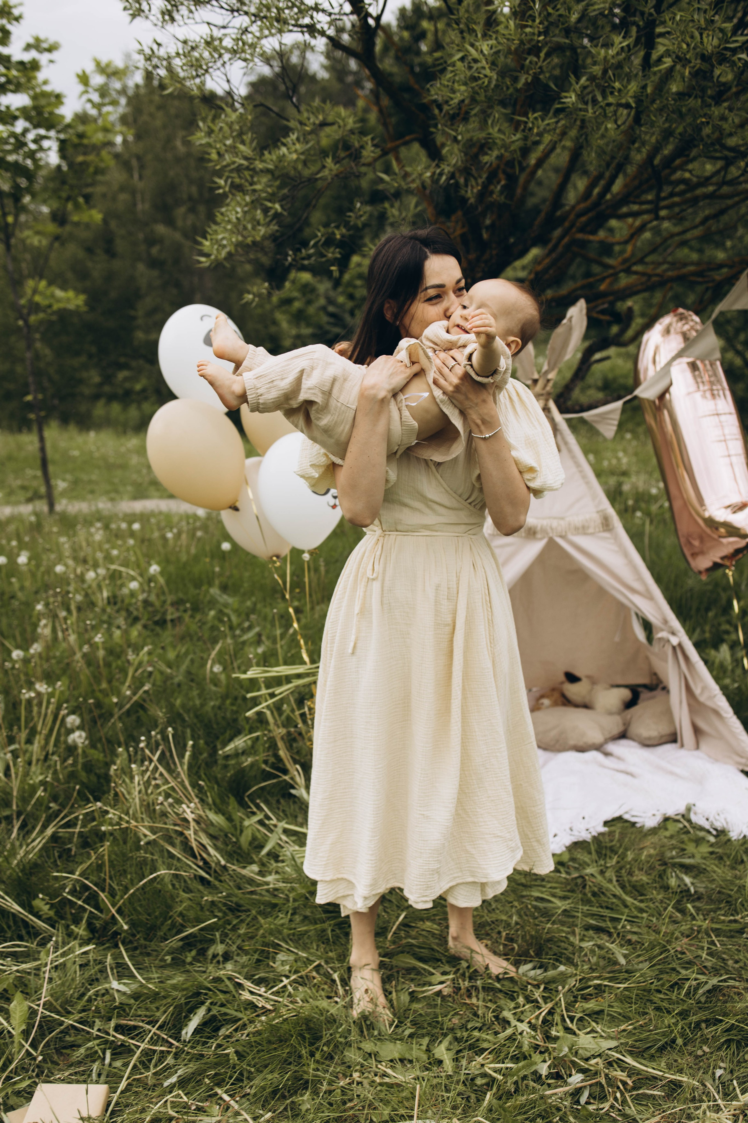 Маша, Женя, Ариана и Мирон. Семейный фотограф в Москве Виктория Ястребинская