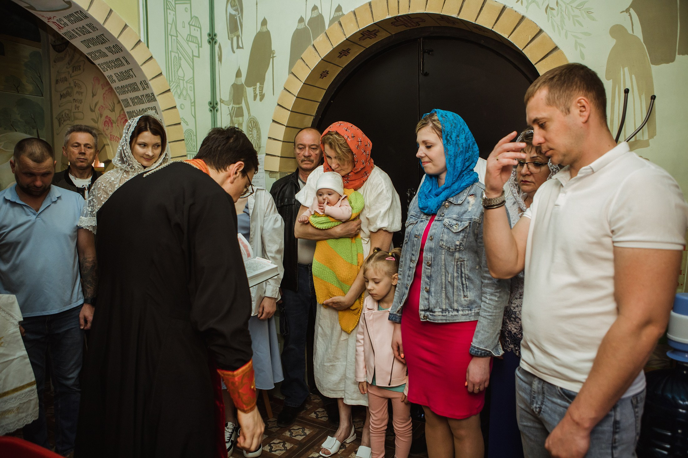 Храм Преподобного-Сергия-Радонежского. Крещение Мелании. Фотографы в городе Волгограде — Людмила Агеева и Алексей Околелов
