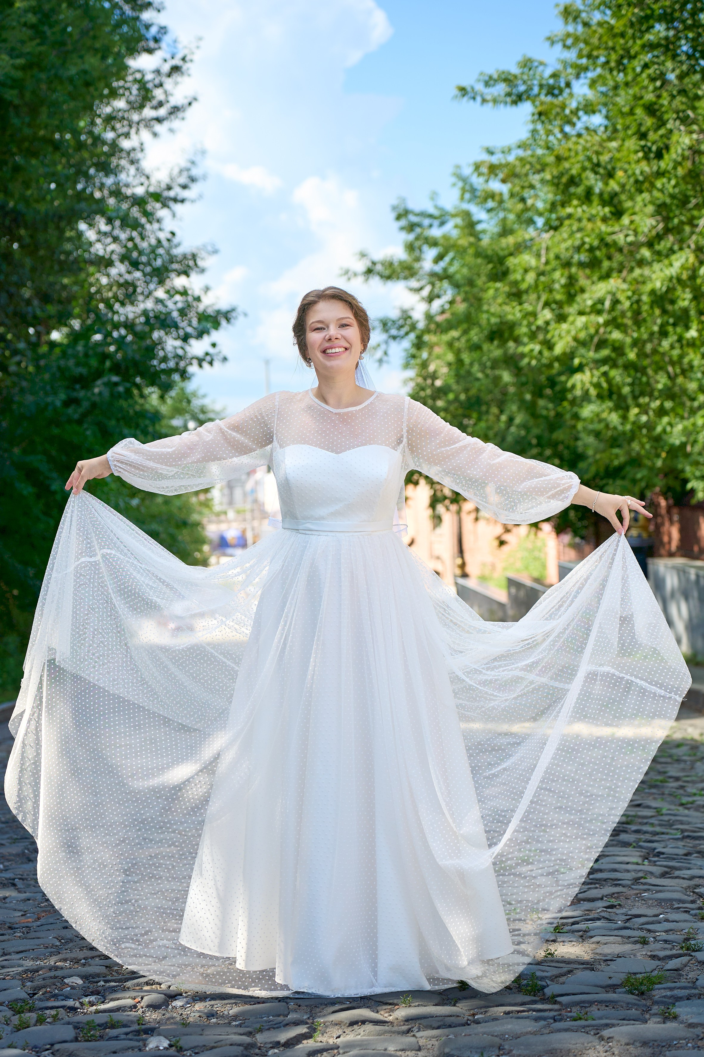 Прогулка после ЗАГСа. Репортажный и портретный фотограф в Томске Ларионов Артём