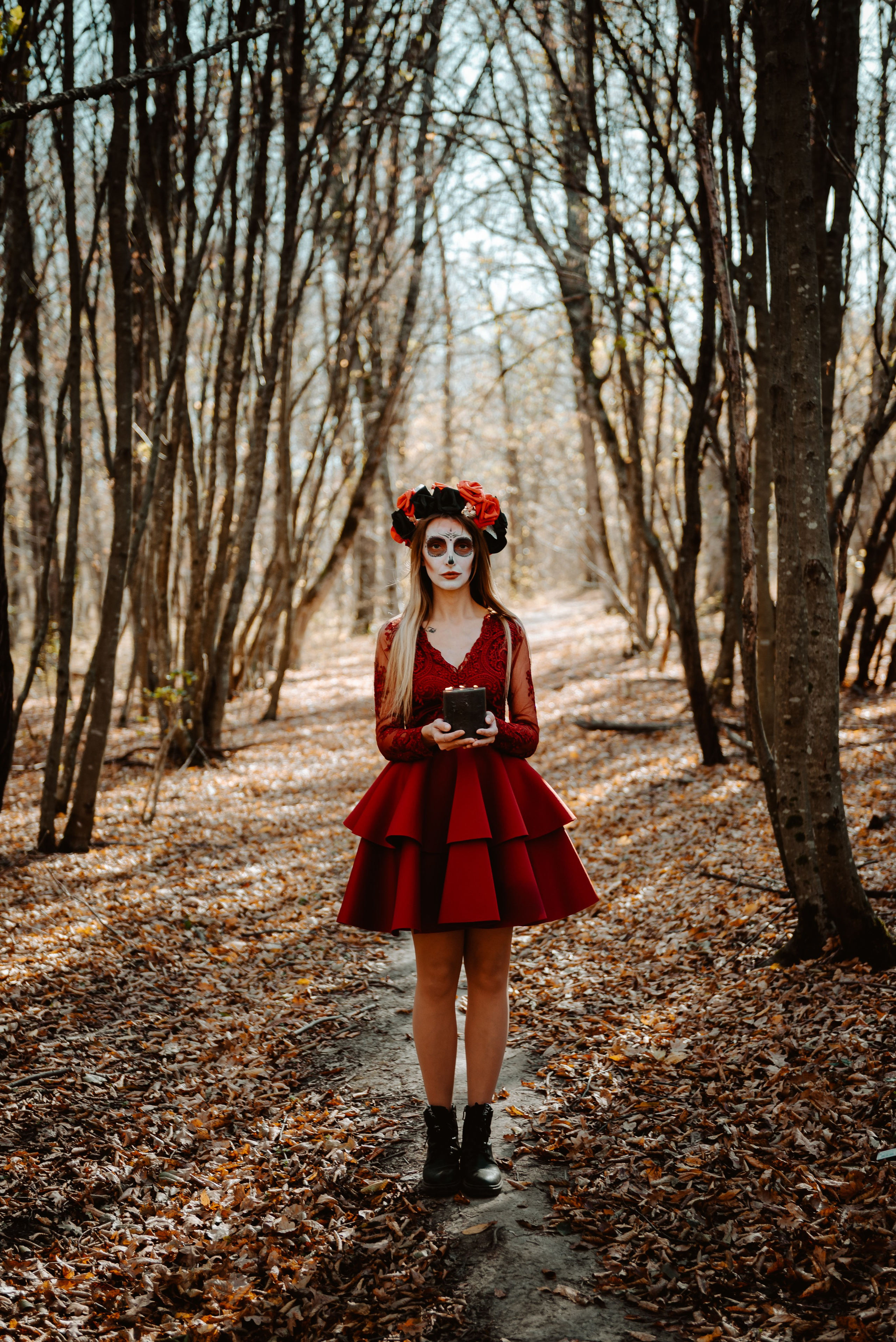 Фотосессия в горячем ключе к хеллоуину. Свадебный фотограф в Горячем Ключе Смирнова Дина