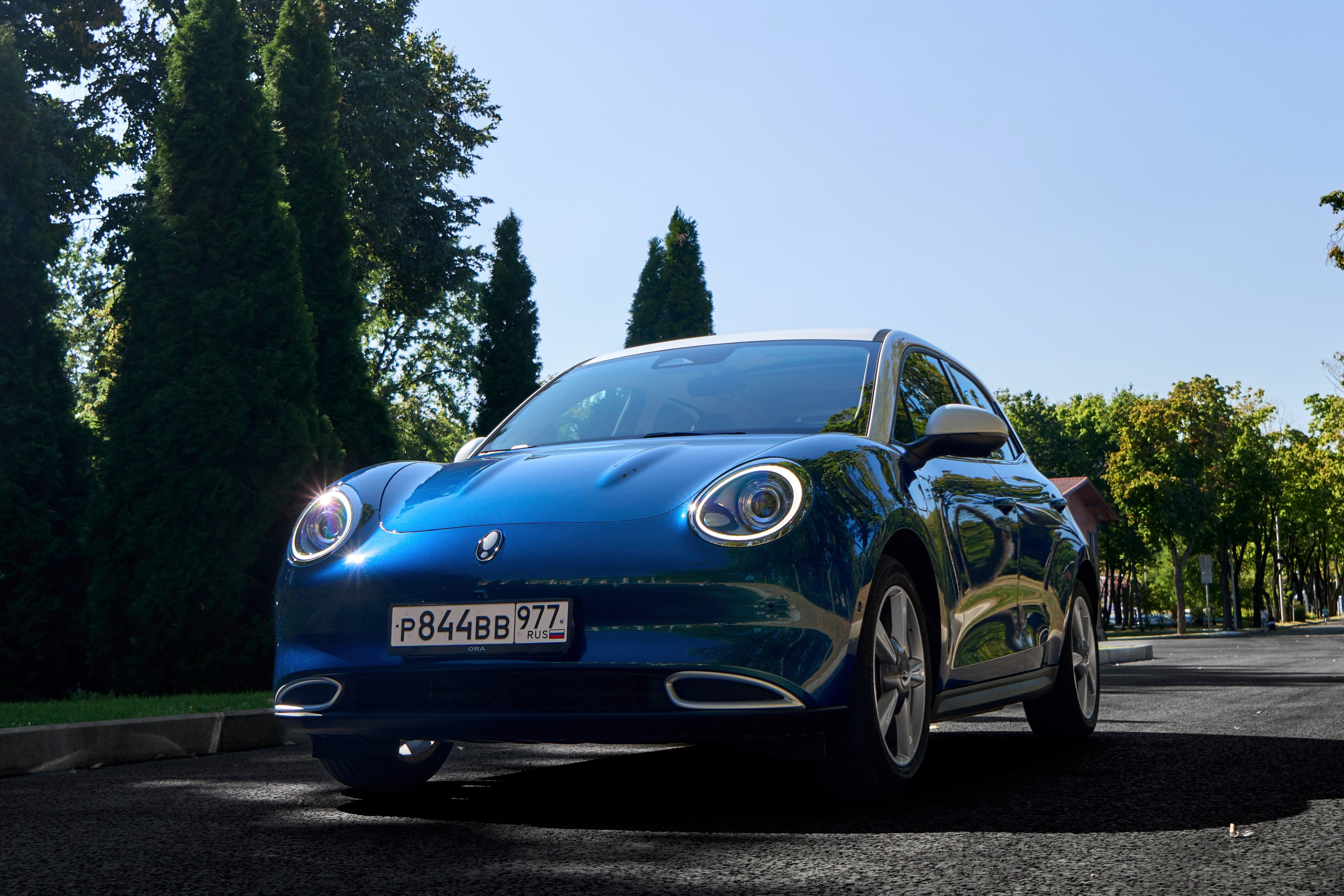 Электромобиль ORA 03. FM Media Сrew. Репортажные фото и видео