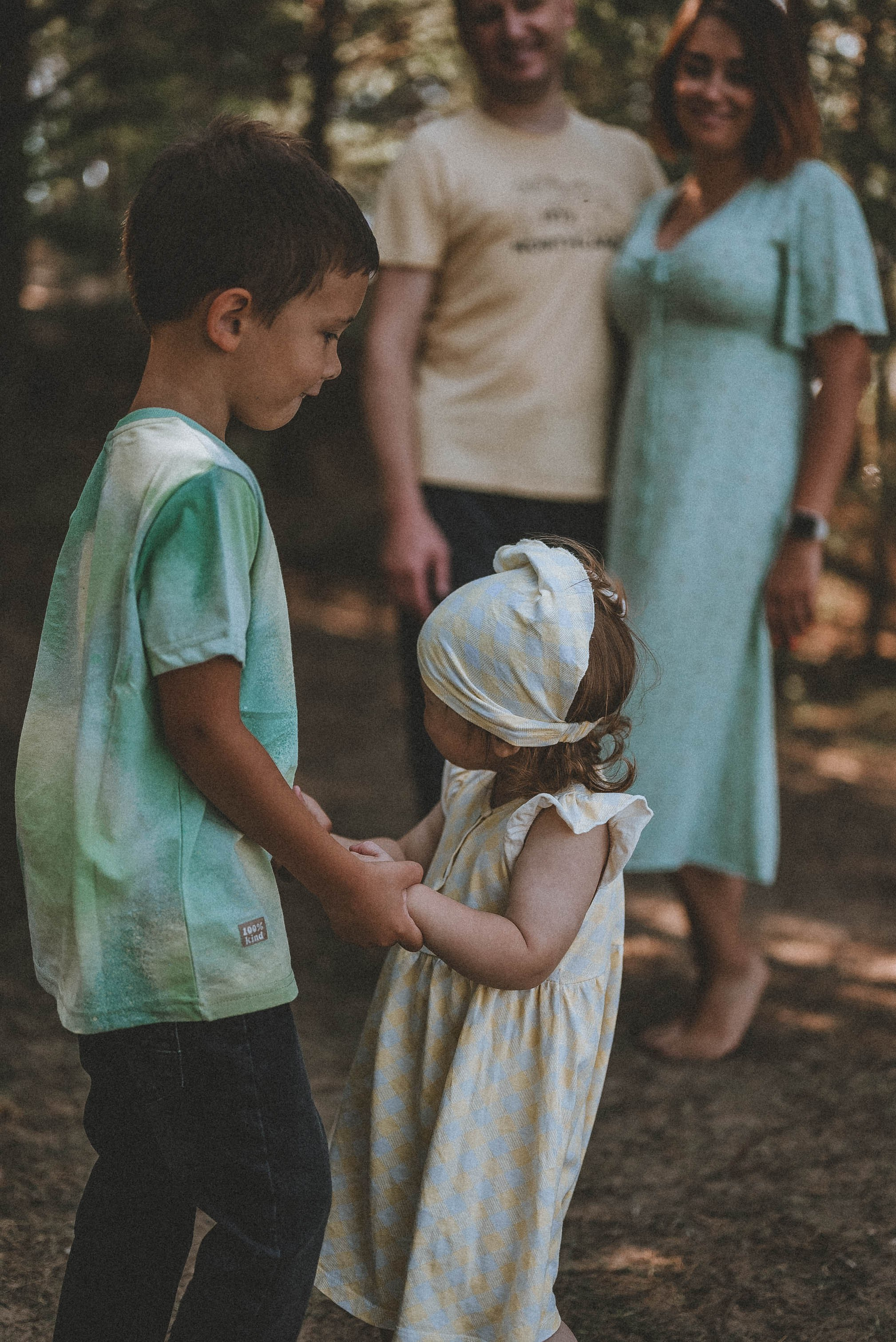 Сергей и Мария с Никитой и Миланой. Фотограф Кристина Пархоменко