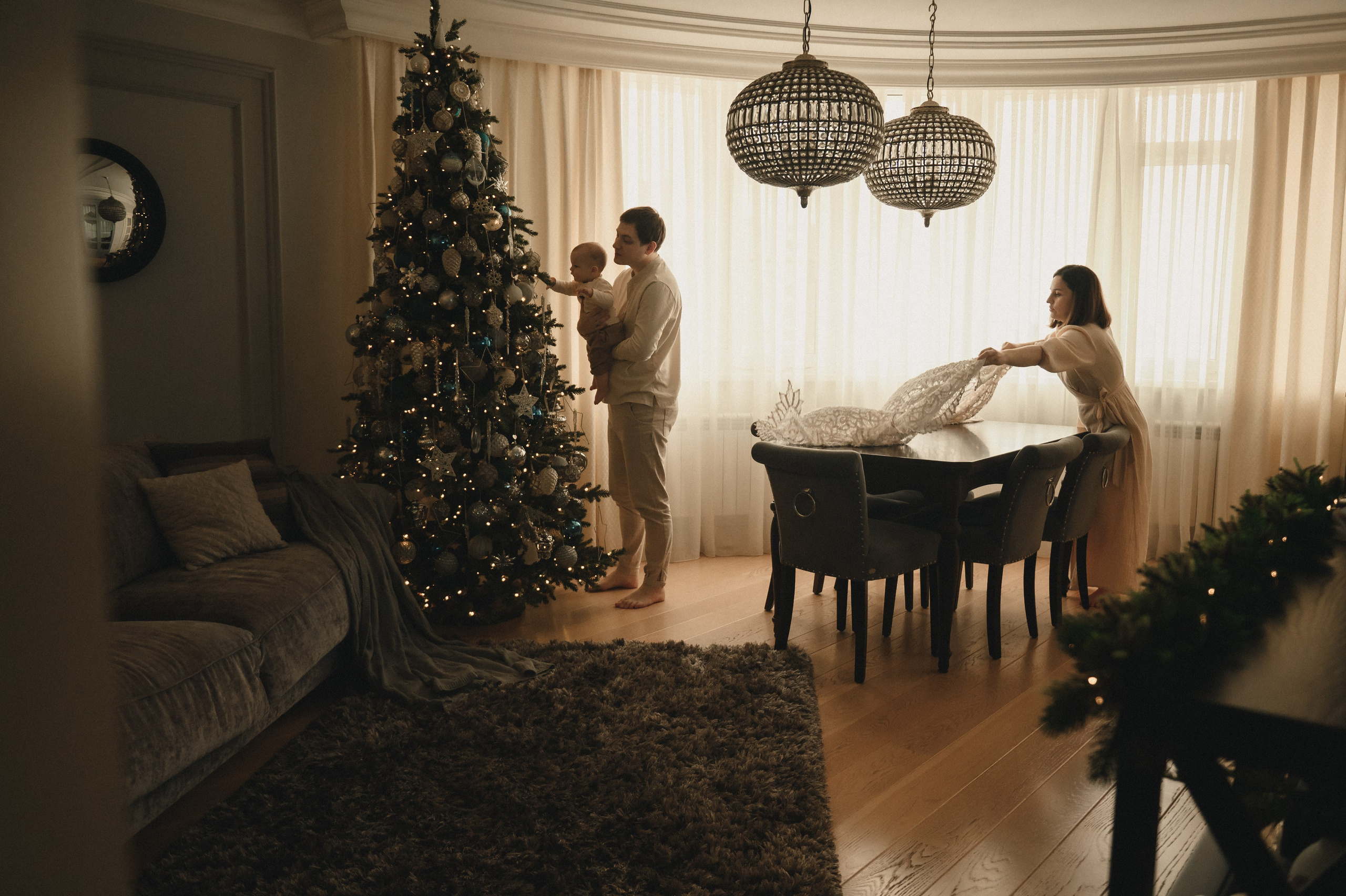Домашняя новогодняя история. Семейный фотограф в г. Ставрополь, Сорокина Мария