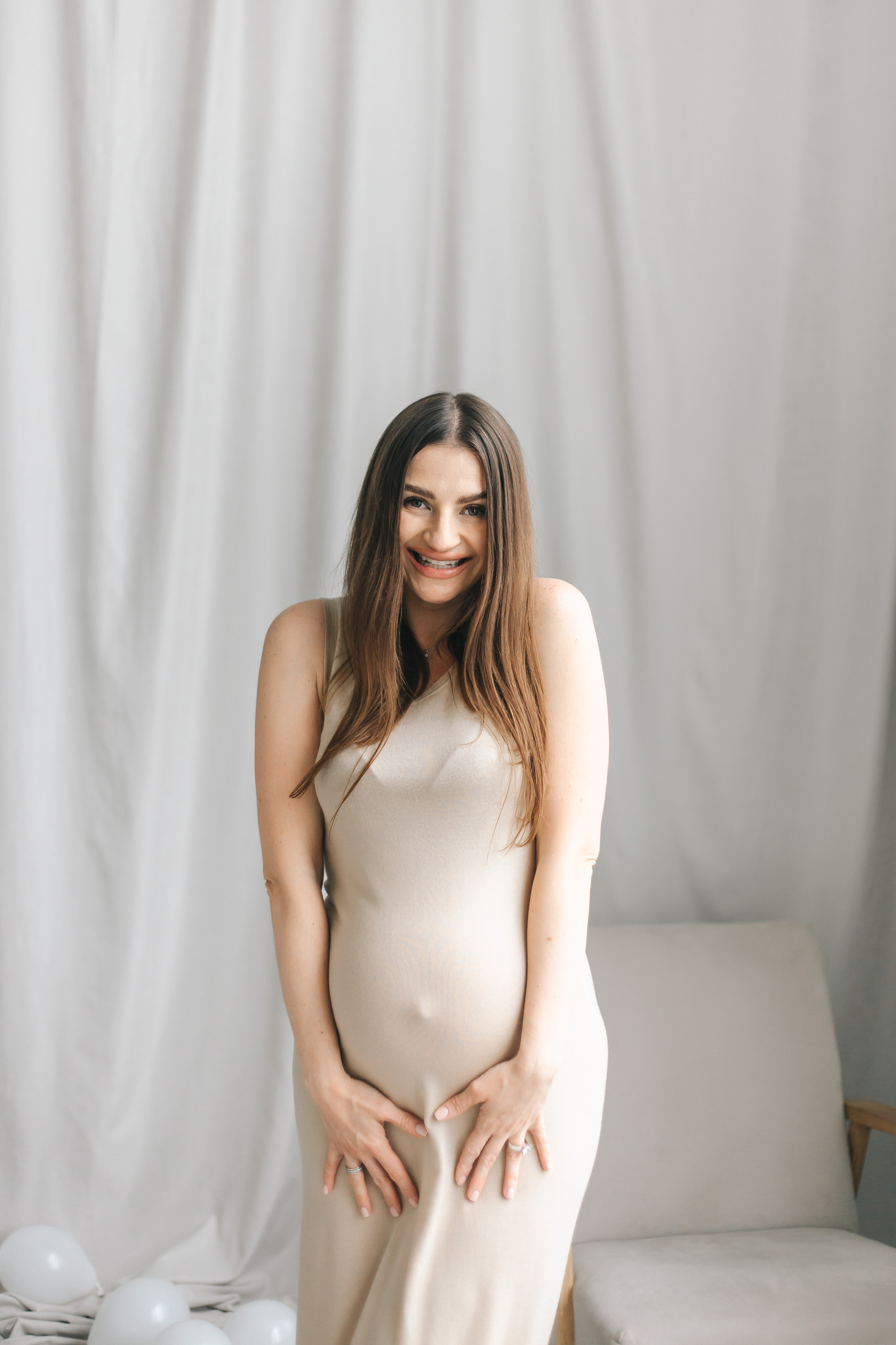 Фотоссесия беременности + гендер пати в студии. Свадебный и семейный фотограф в Краснодар, Россия