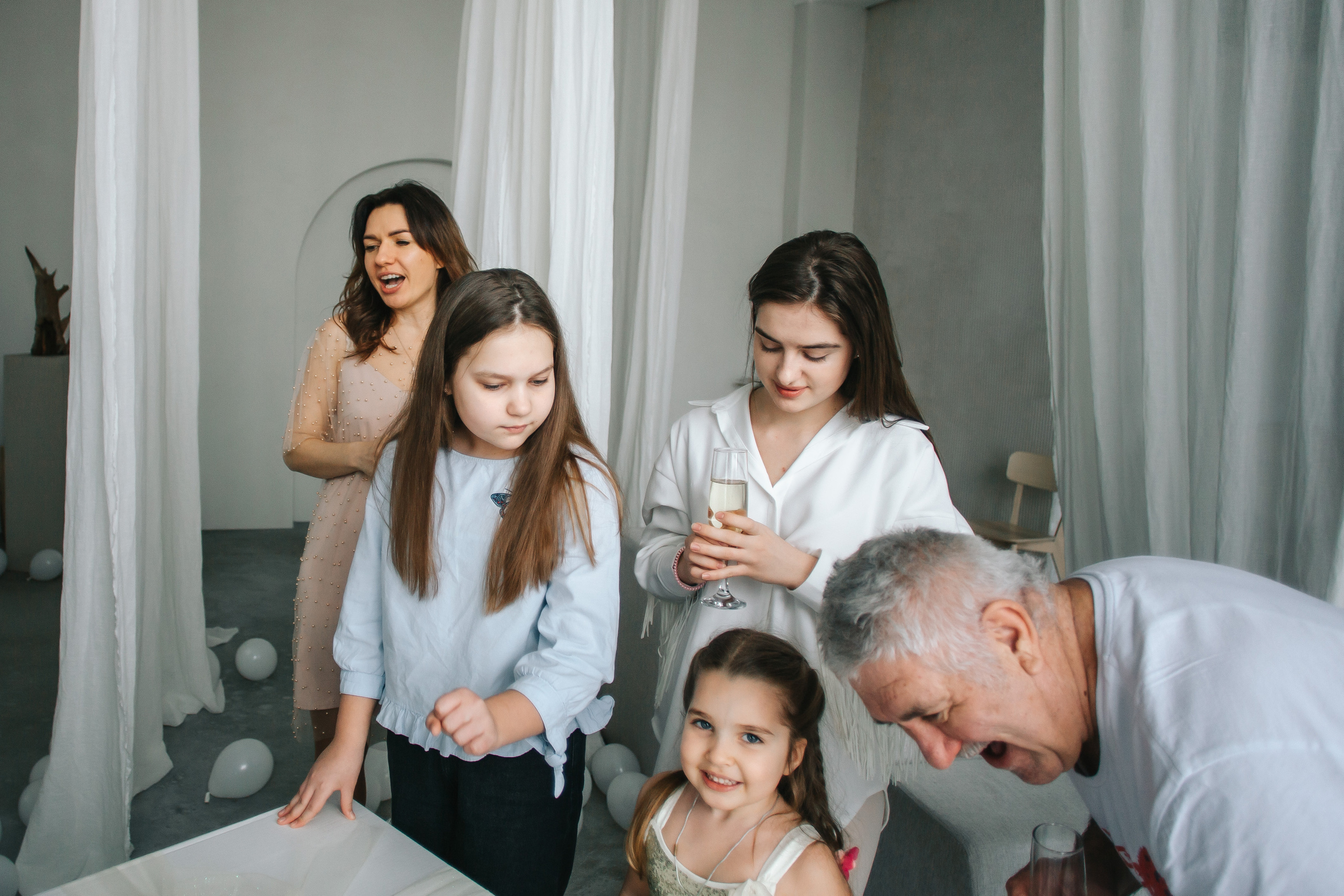 Фотоссесия беременности + гендер пати в студии. Свадебный и семейный фотограф в Краснодар, Россия