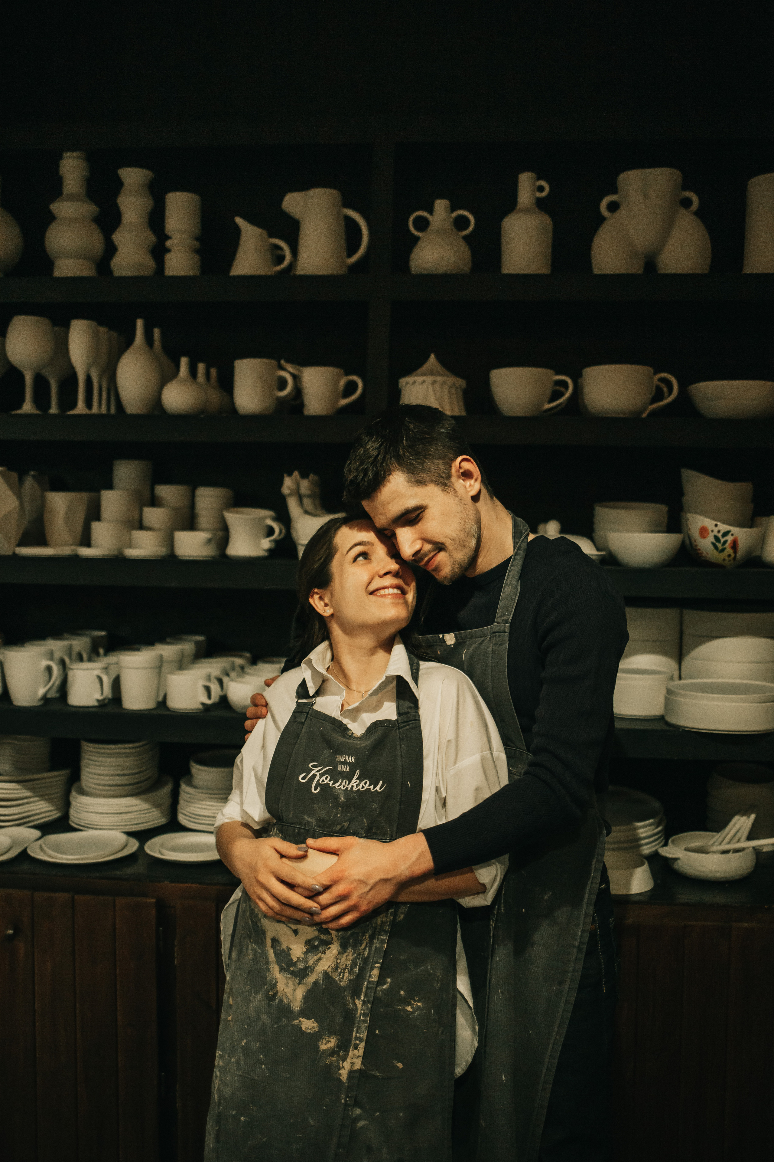 Съемка «В ожиании чуда» в гончарной мастерской. Свадебный и семейный фотограф в Краснодар, Россия