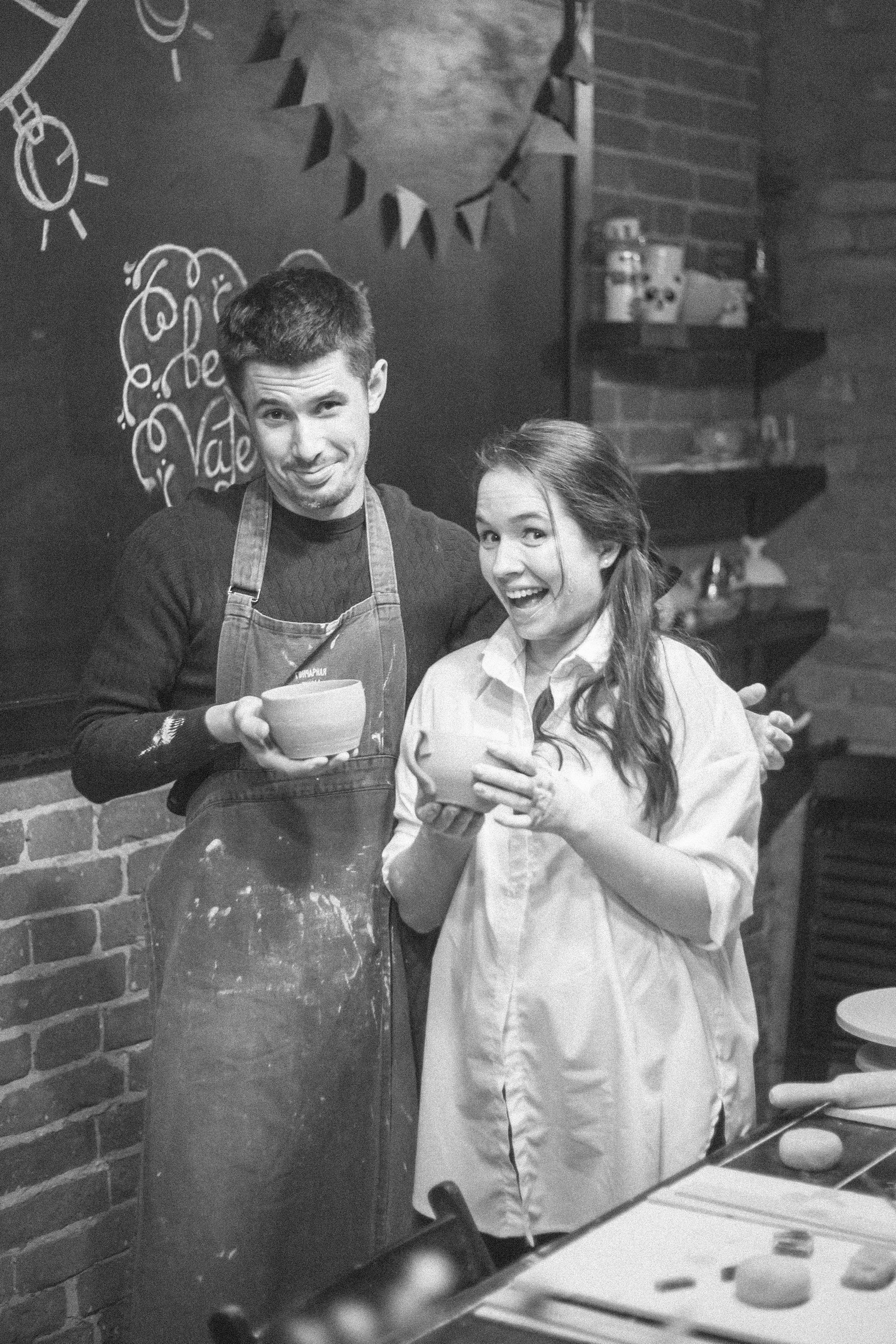 Съемка «В ожиании чуда» в гончарной мастерской. Свадебный и семейный фотограф в Краснодар, Россия