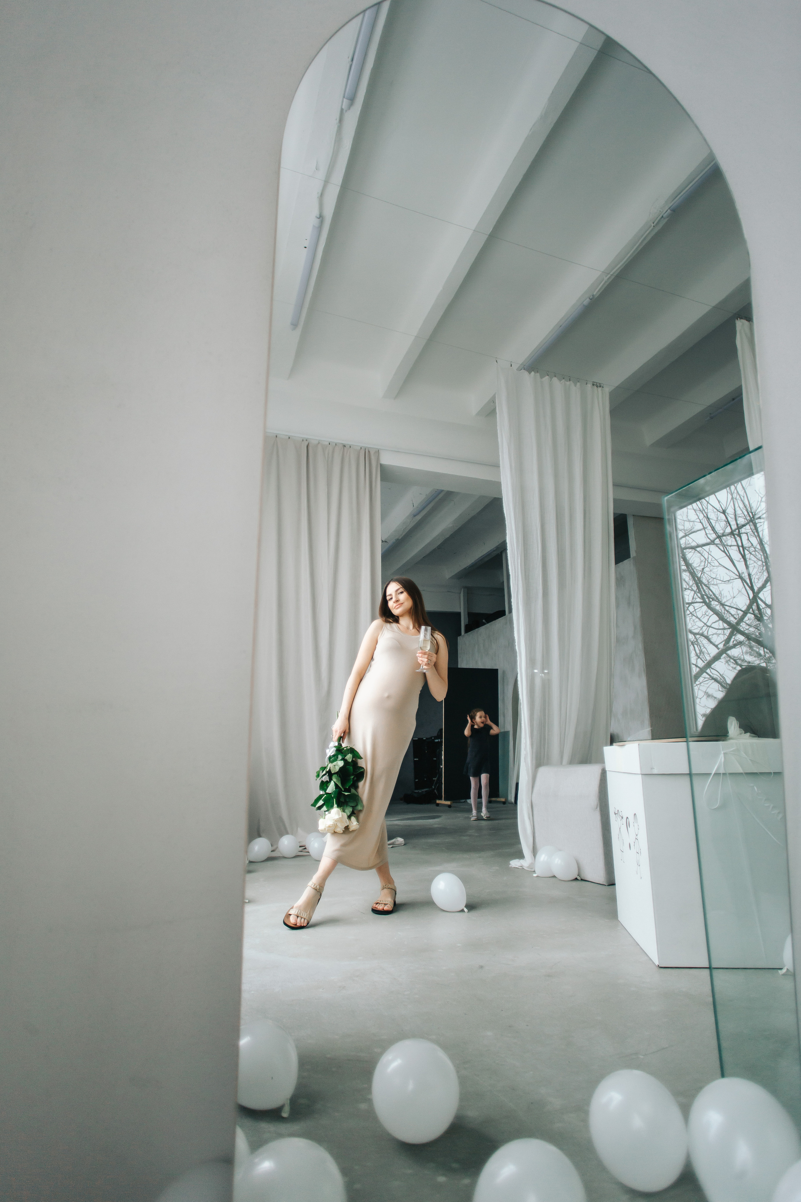 Фотоссесия беременности + гендер пати в студии. Свадебный и семейный фотограф в Краснодар, Россия