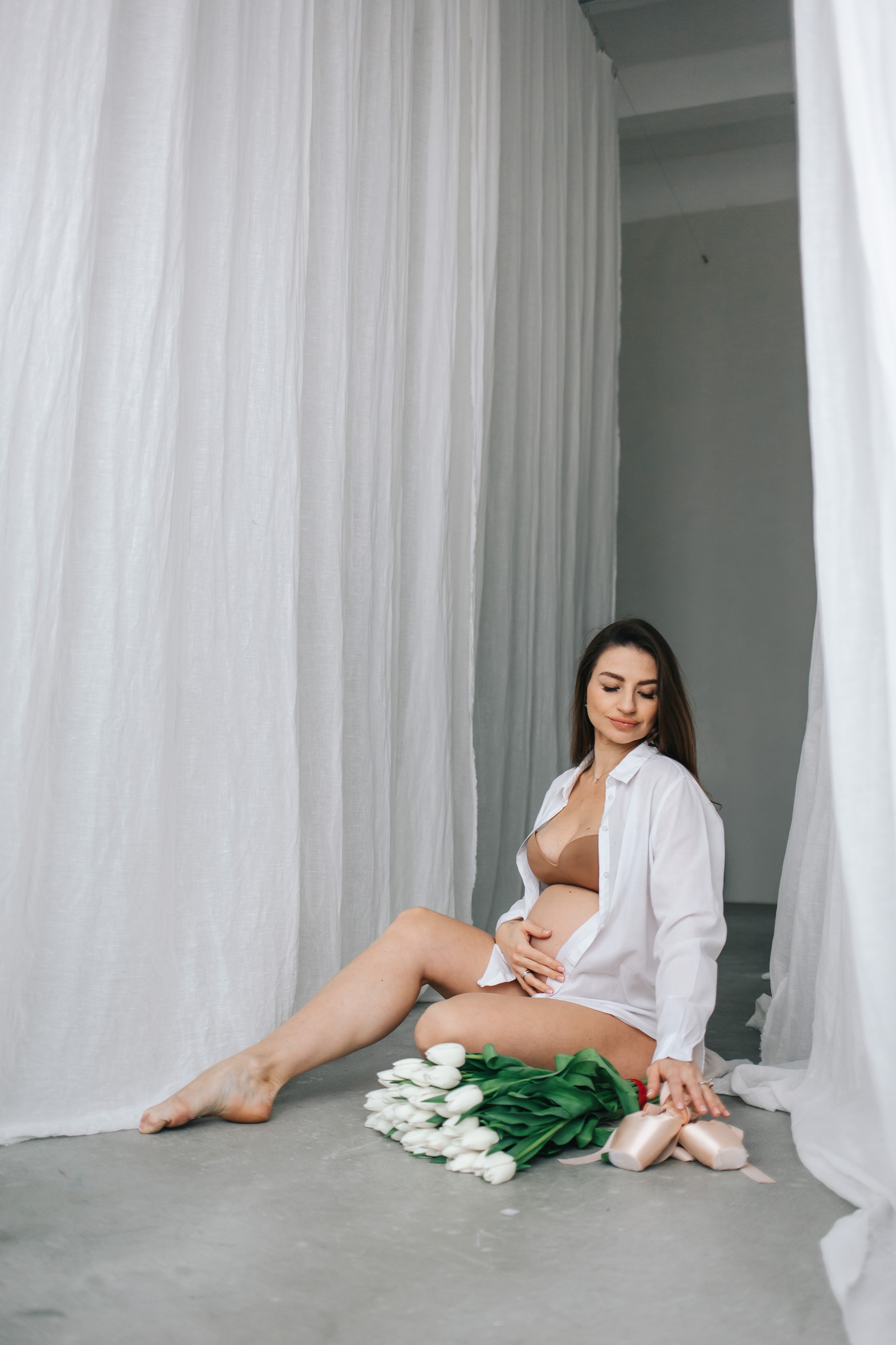 Фотоссесия беременности + гендер пати в студии. Свадебный и семейный фотограф в Краснодар, Россия