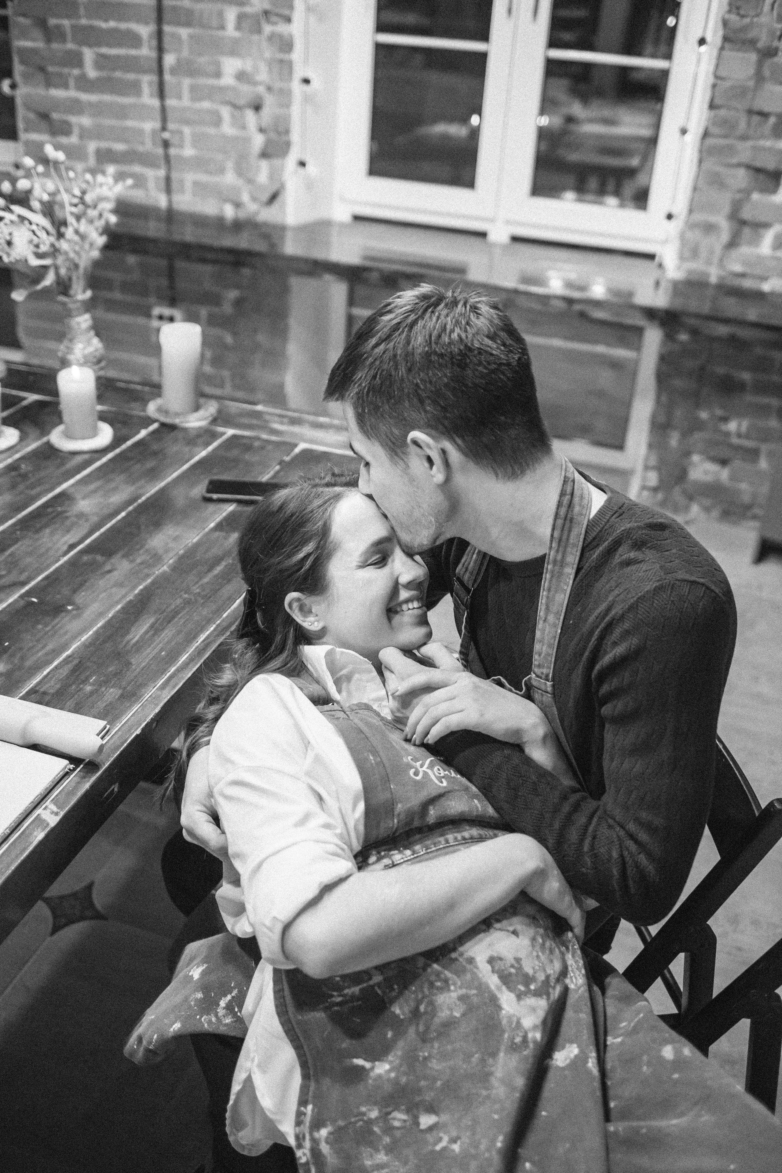 Съемка «В ожиании чуда» в гончарной мастерской. Свадебный и семейный фотограф в Краснодар, Россия