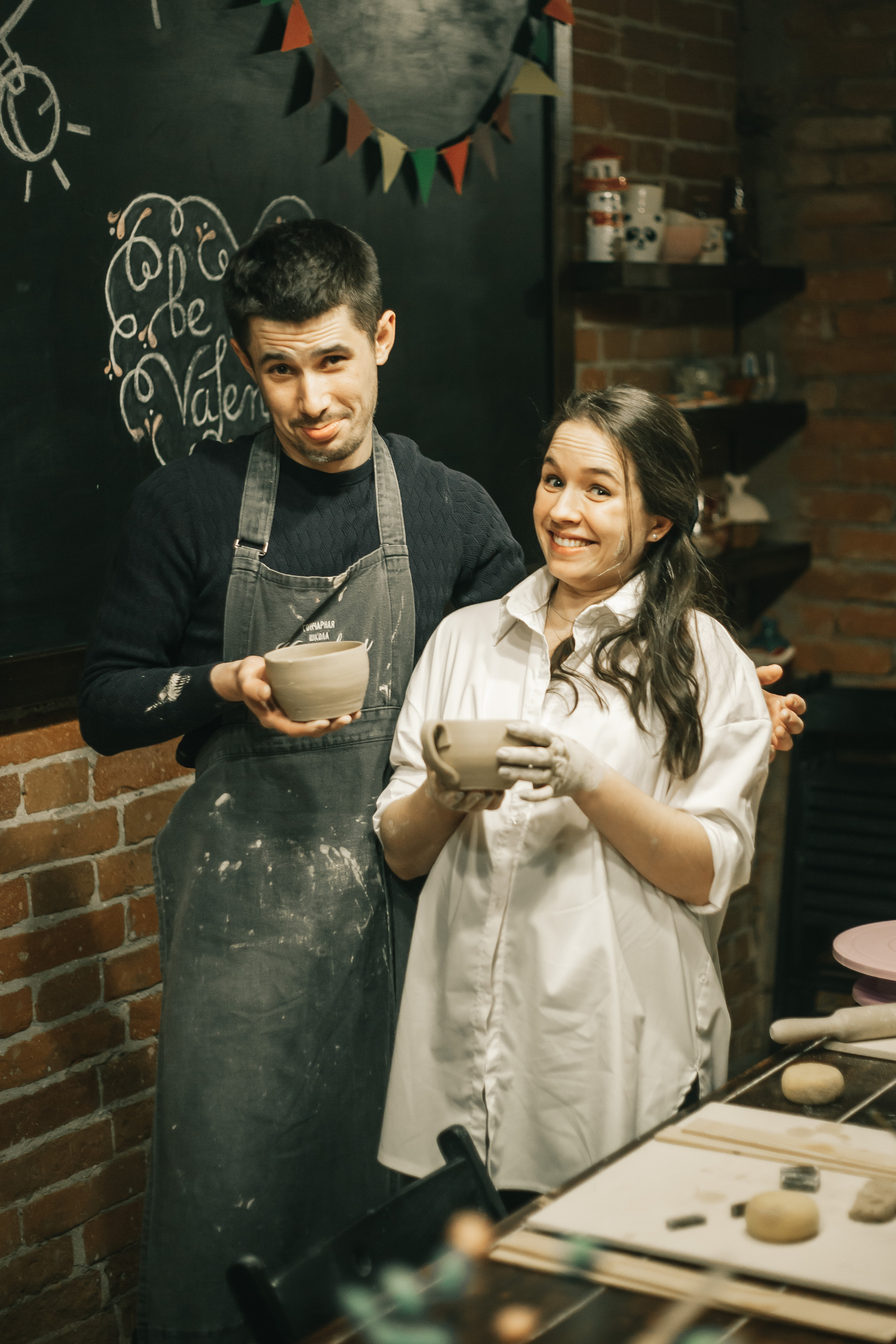 Съемка «В ожиании чуда» в гончарной мастерской. Свадебный и семейный фотограф в Краснодар, Россия