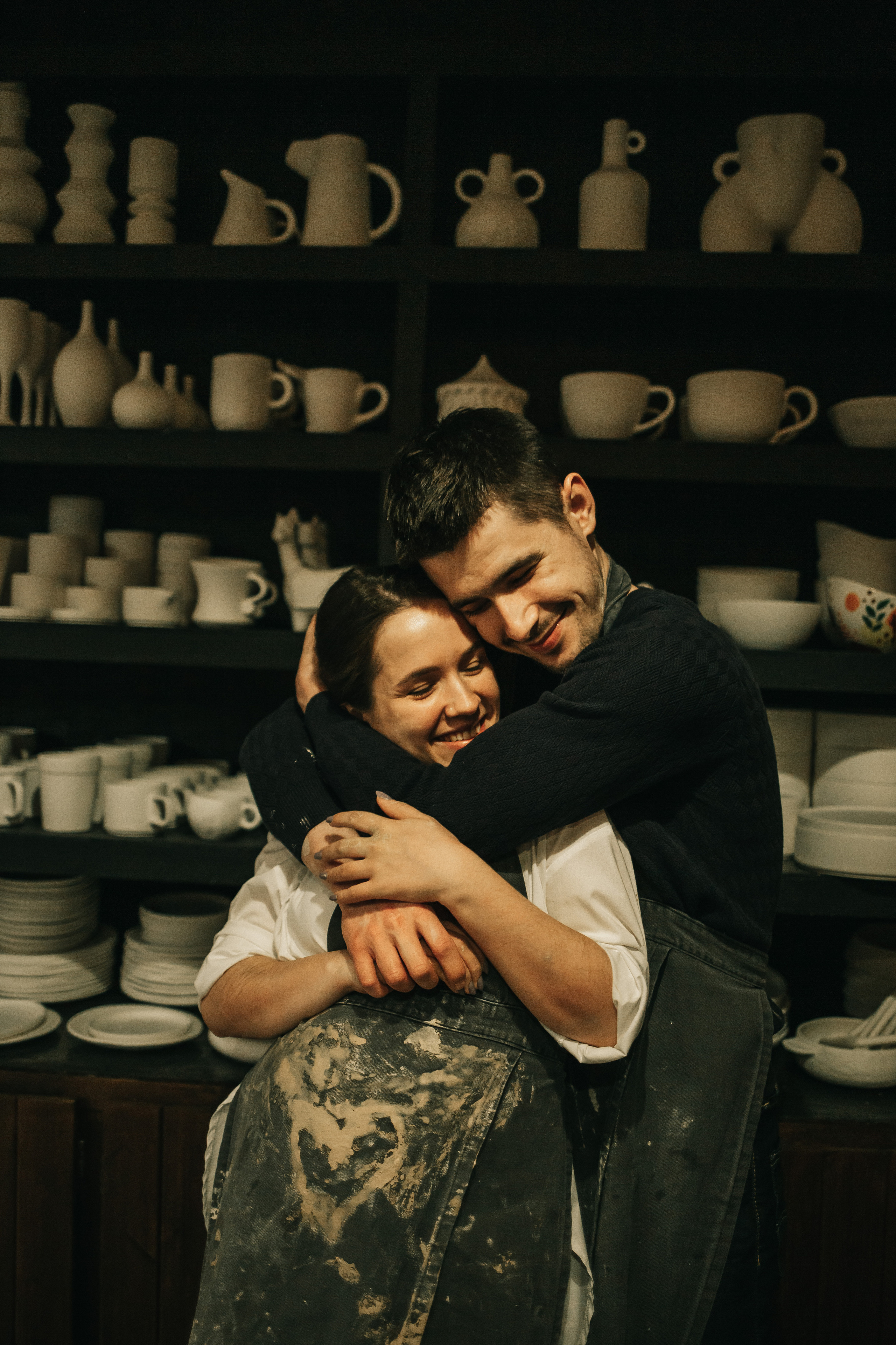 Съемка «В ожиании чуда» в гончарной мастерской. Свадебный и семейный фотограф в Краснодар, Россия