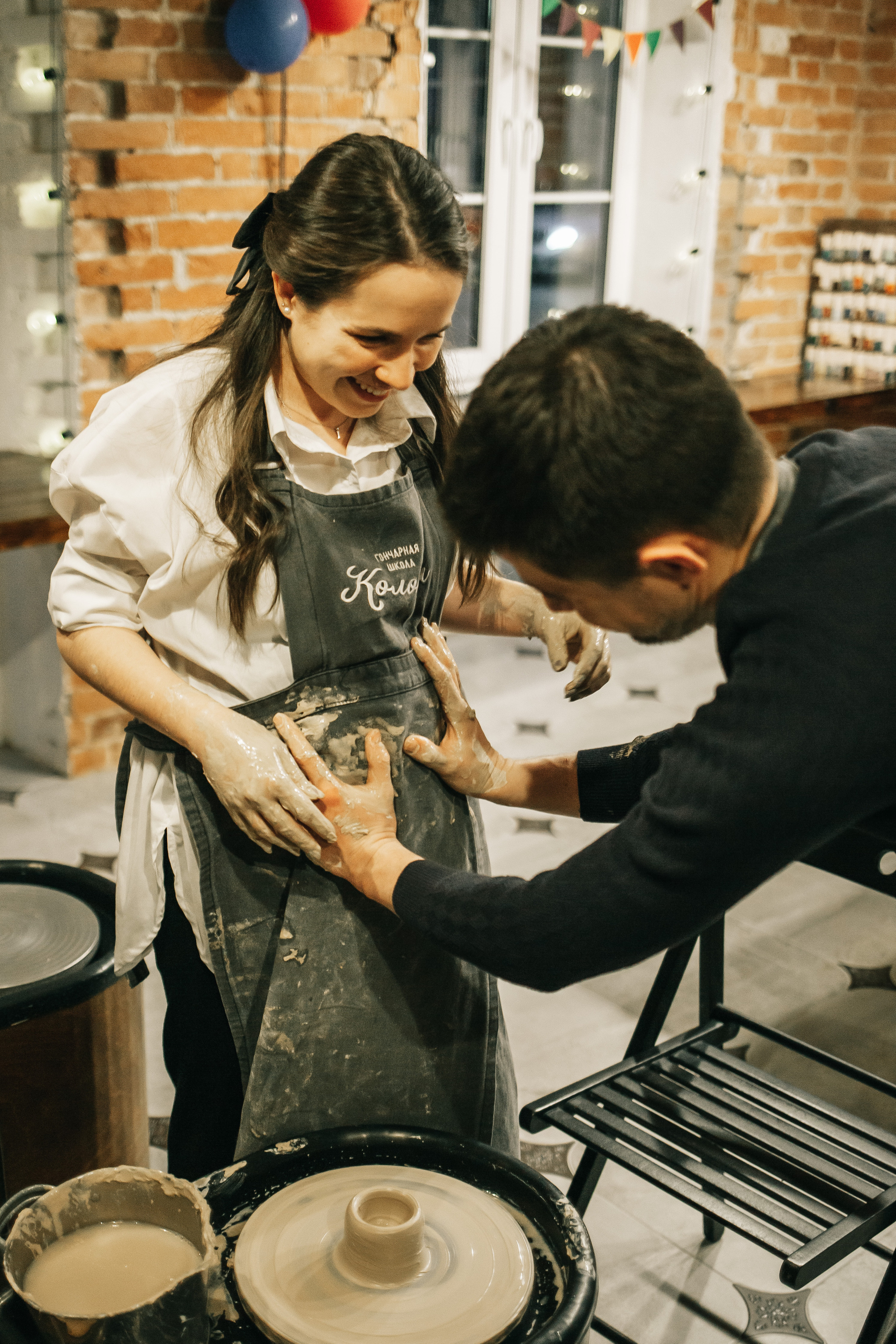 Съемка «В ожиании чуда» в гончарной мастерской. Свадебный и семейный фотограф в Краснодар, Россия