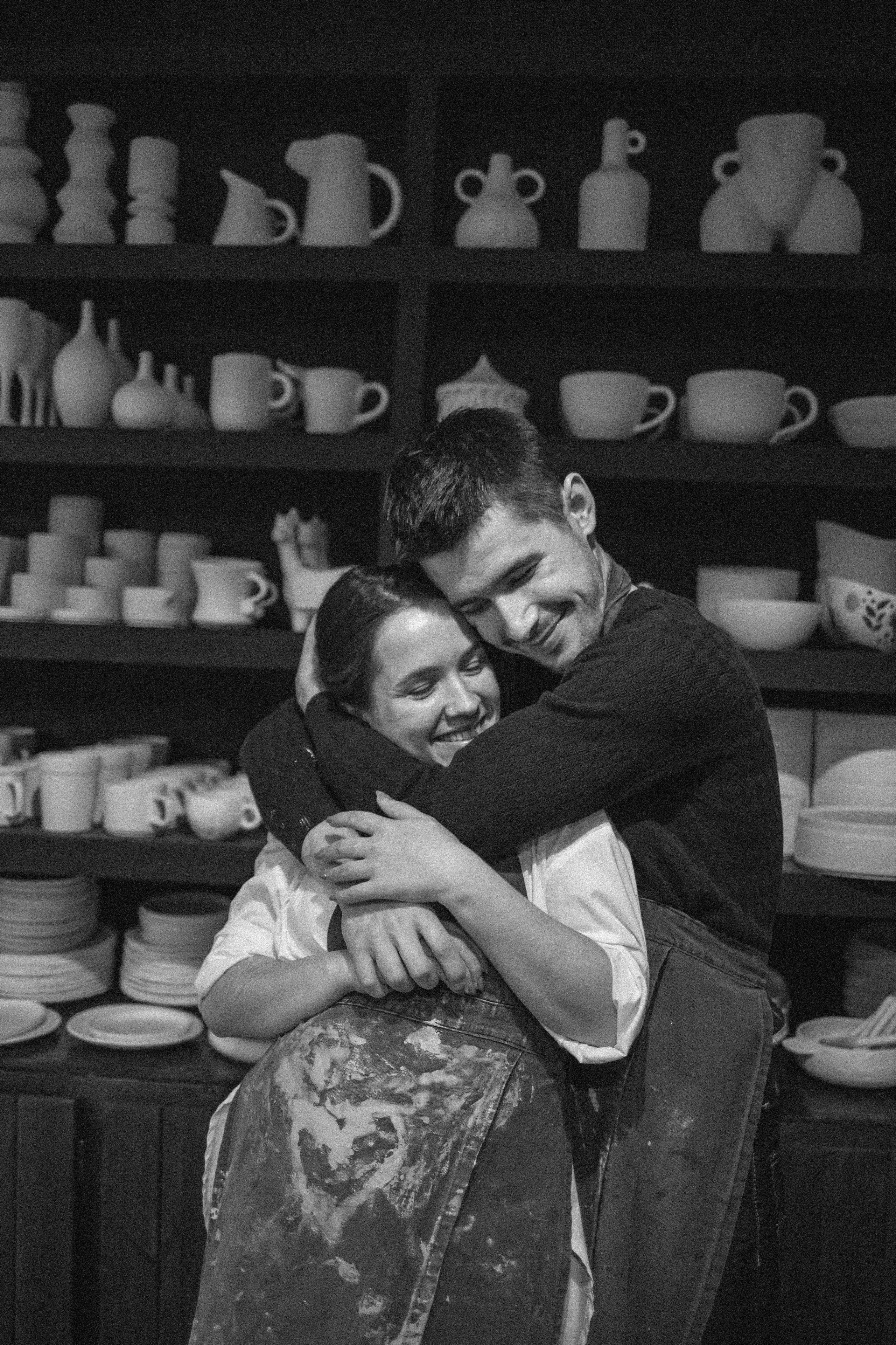 Съемка «В ожиании чуда» в гончарной мастерской. Свадебный и семейный фотограф в Краснодар, Россия