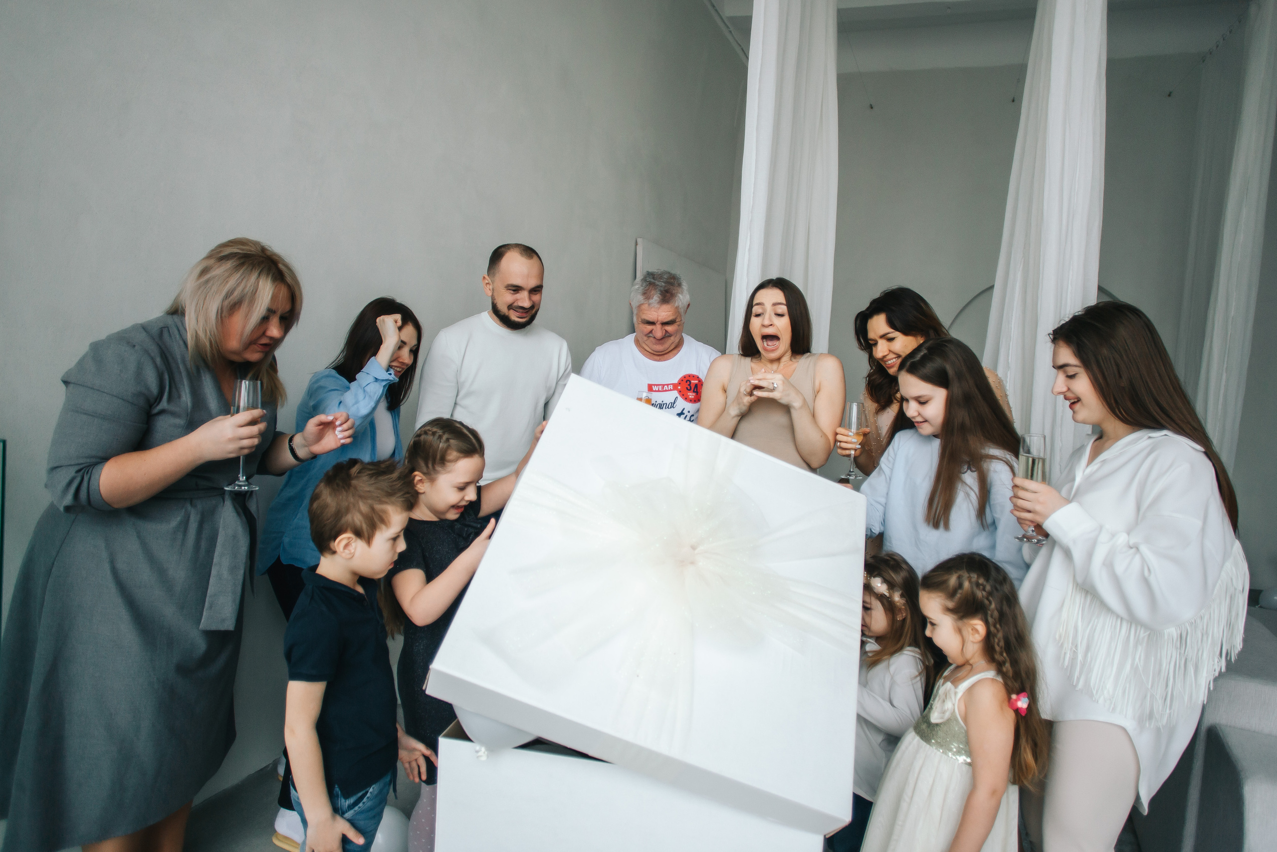 Фотоссесия беременности + гендер пати в студии. Свадебный и семейный фотограф в Краснодар, Россия