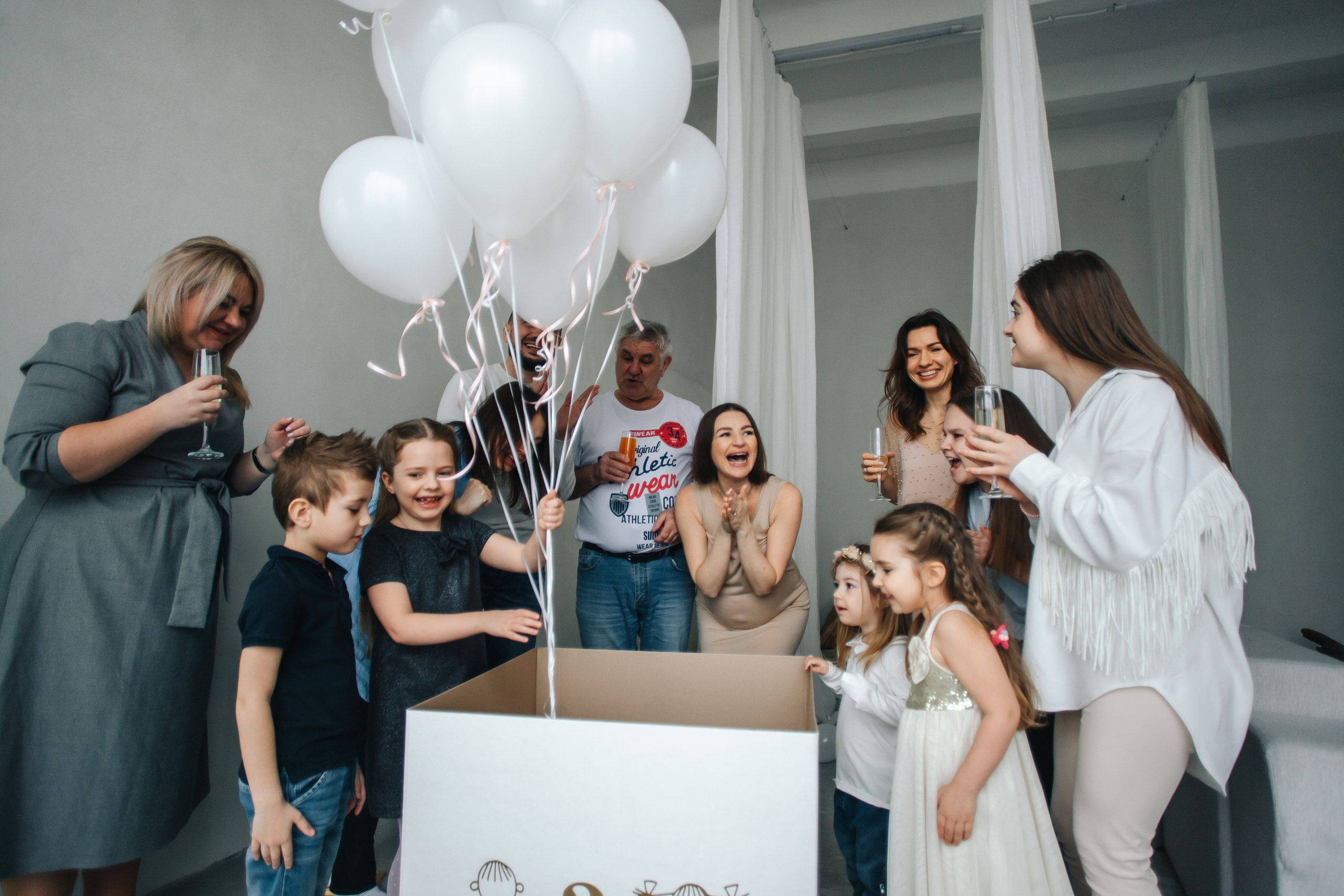 Фотоссесия беременности + гендер пати в студии. Свадебный и семейный фотограф в Краснодар, Россия