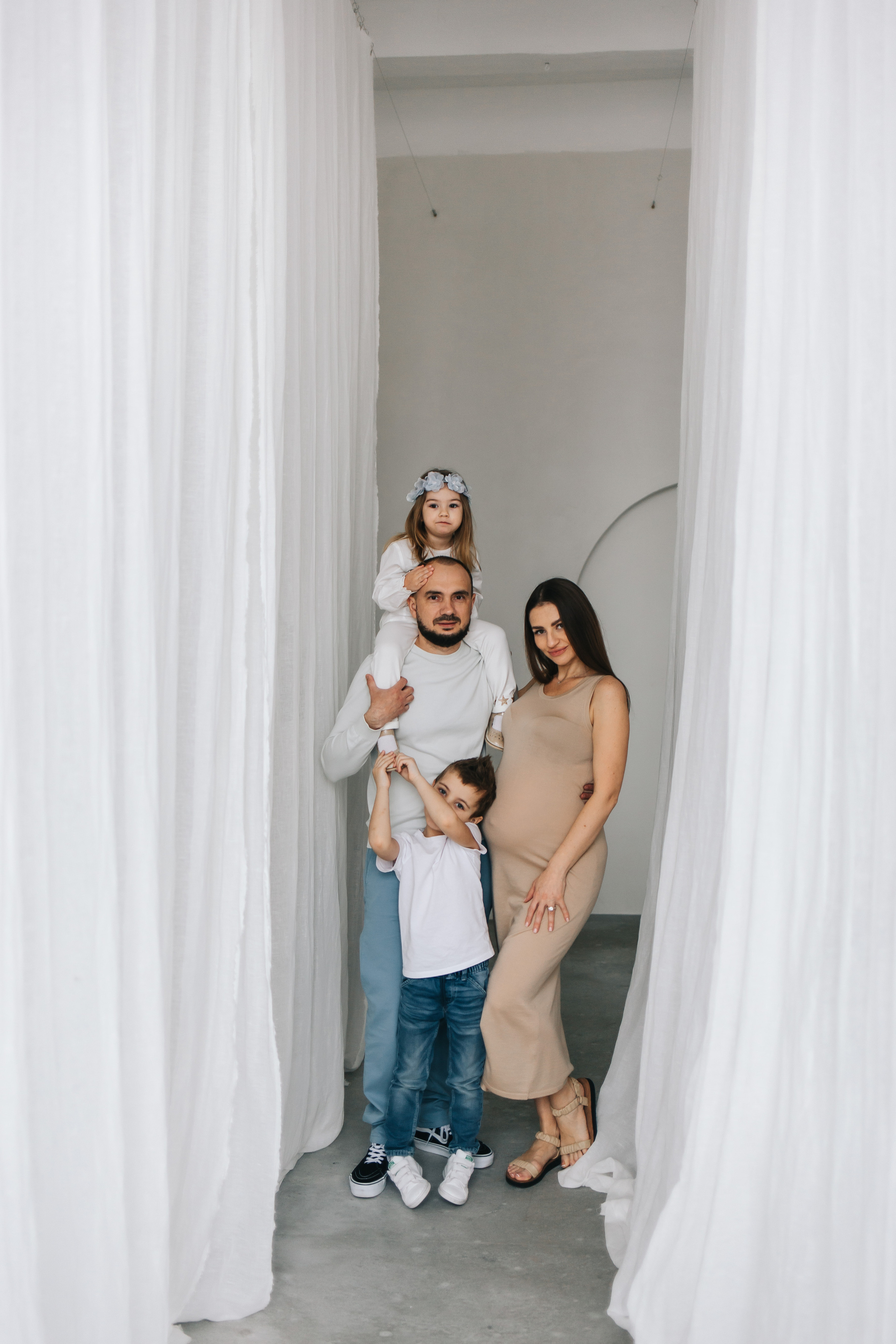 Фотоссесия беременности + гендер пати в студии. Свадебный и семейный фотограф в Краснодар, Россия