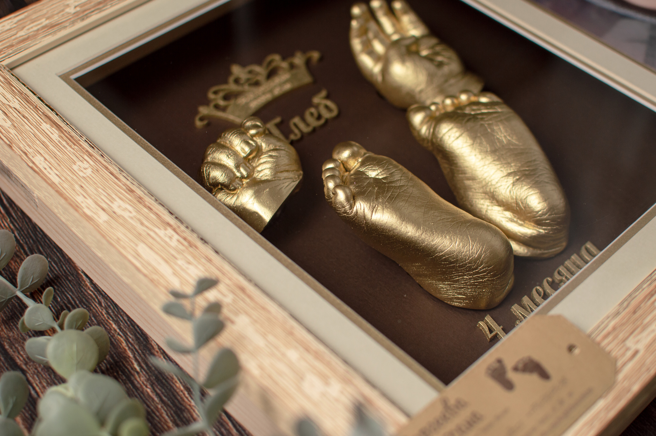 Сувенир на крестины — слепок ручек и ножек ребёнка, Нижний Новгород