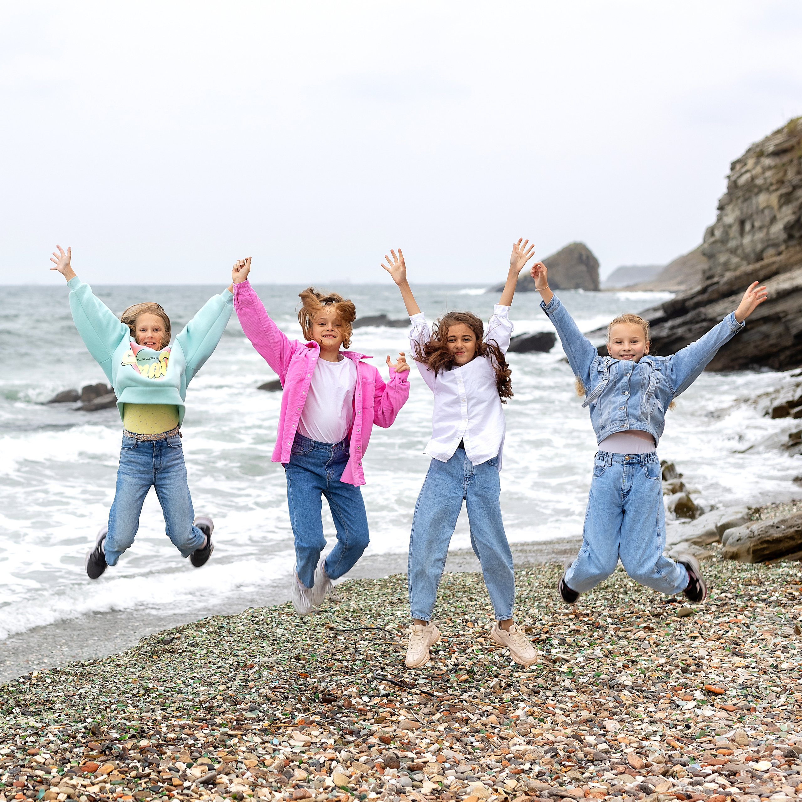 Морская прогулка, 5класс. Стильный выпускной альбом Владивосток фотограф Вероника Мигачева