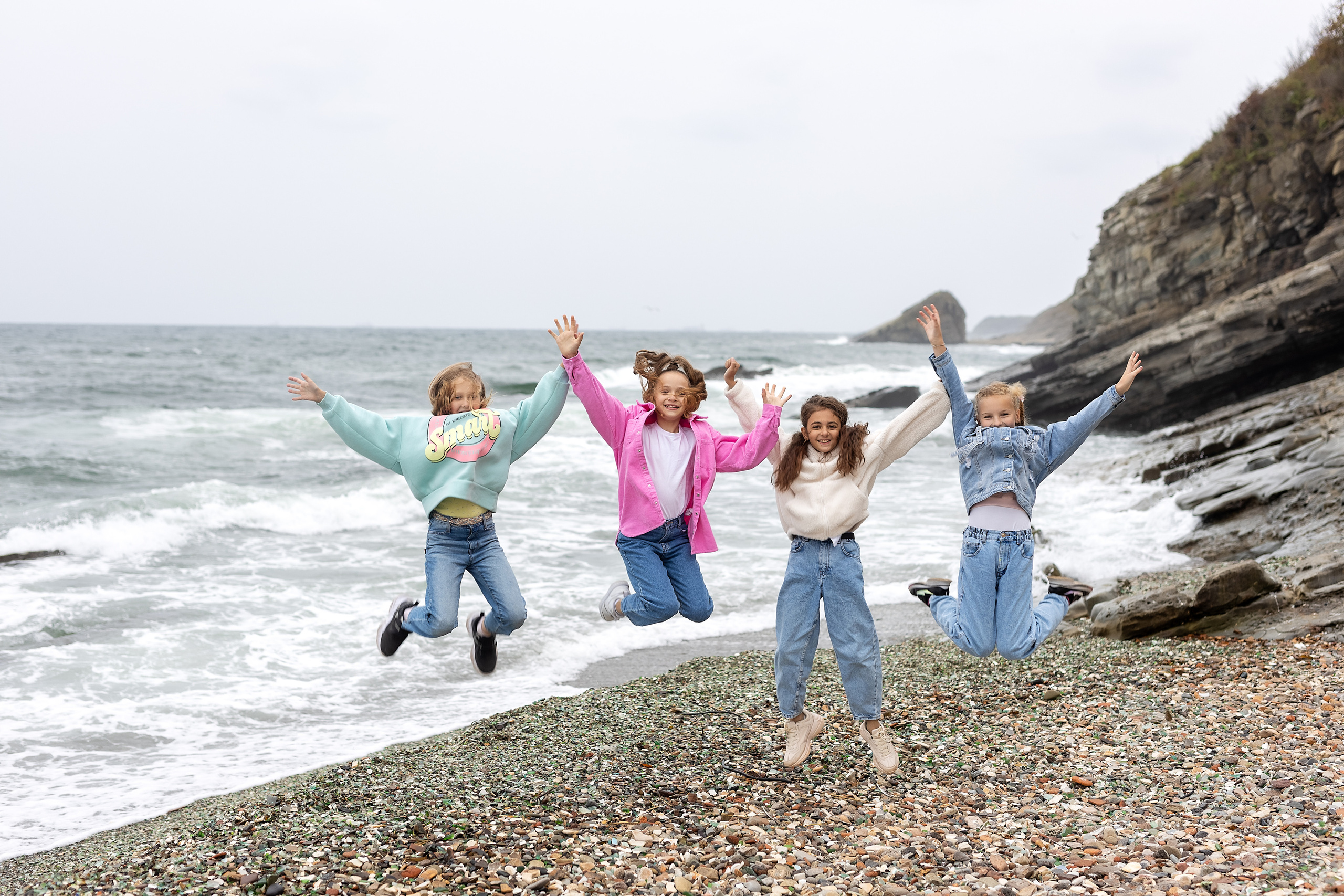 Морская прогулка, 5класс. Стильный выпускной альбом Владивосток фотограф Вероника Мигачева