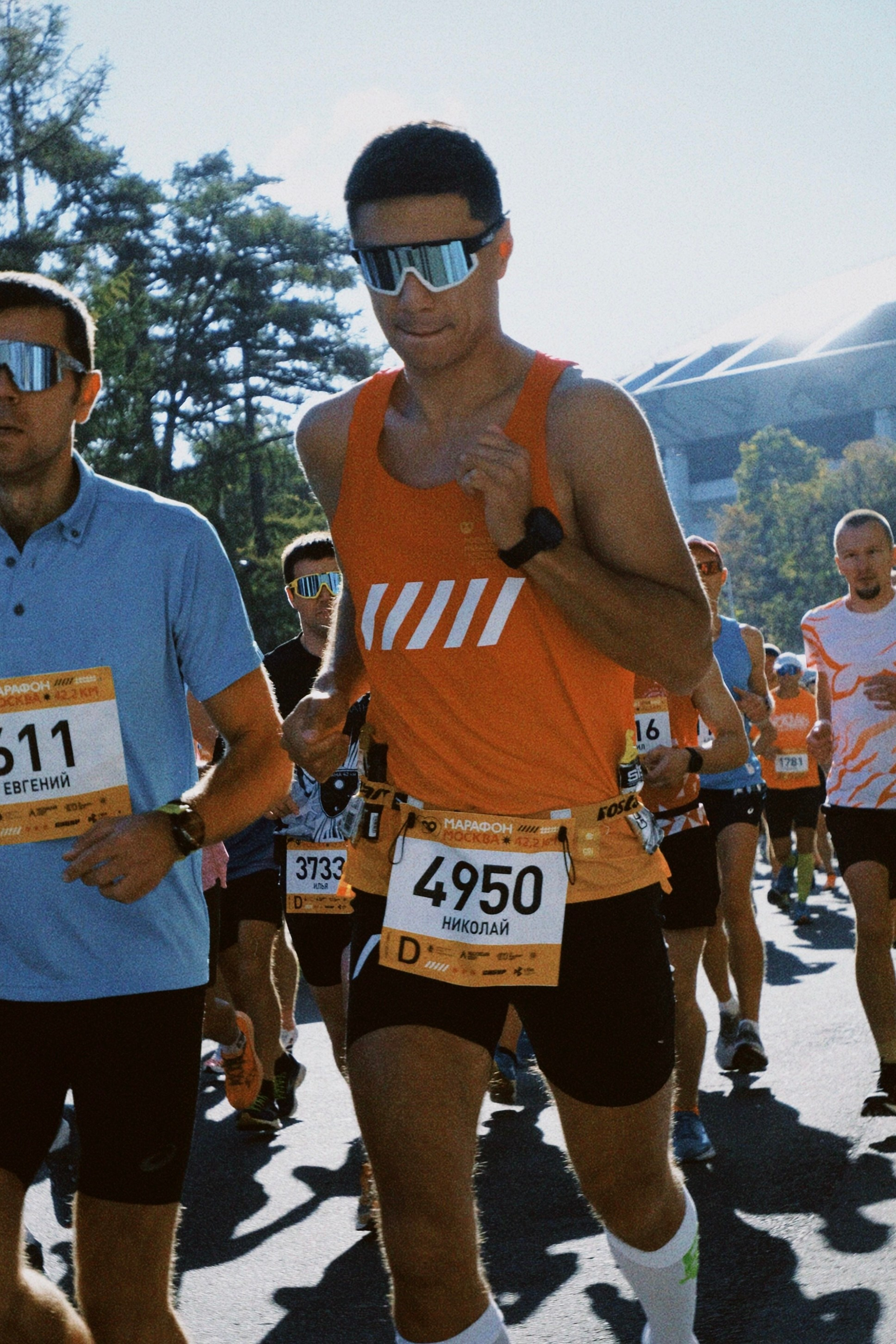 Московский марафон. Татьян гертье