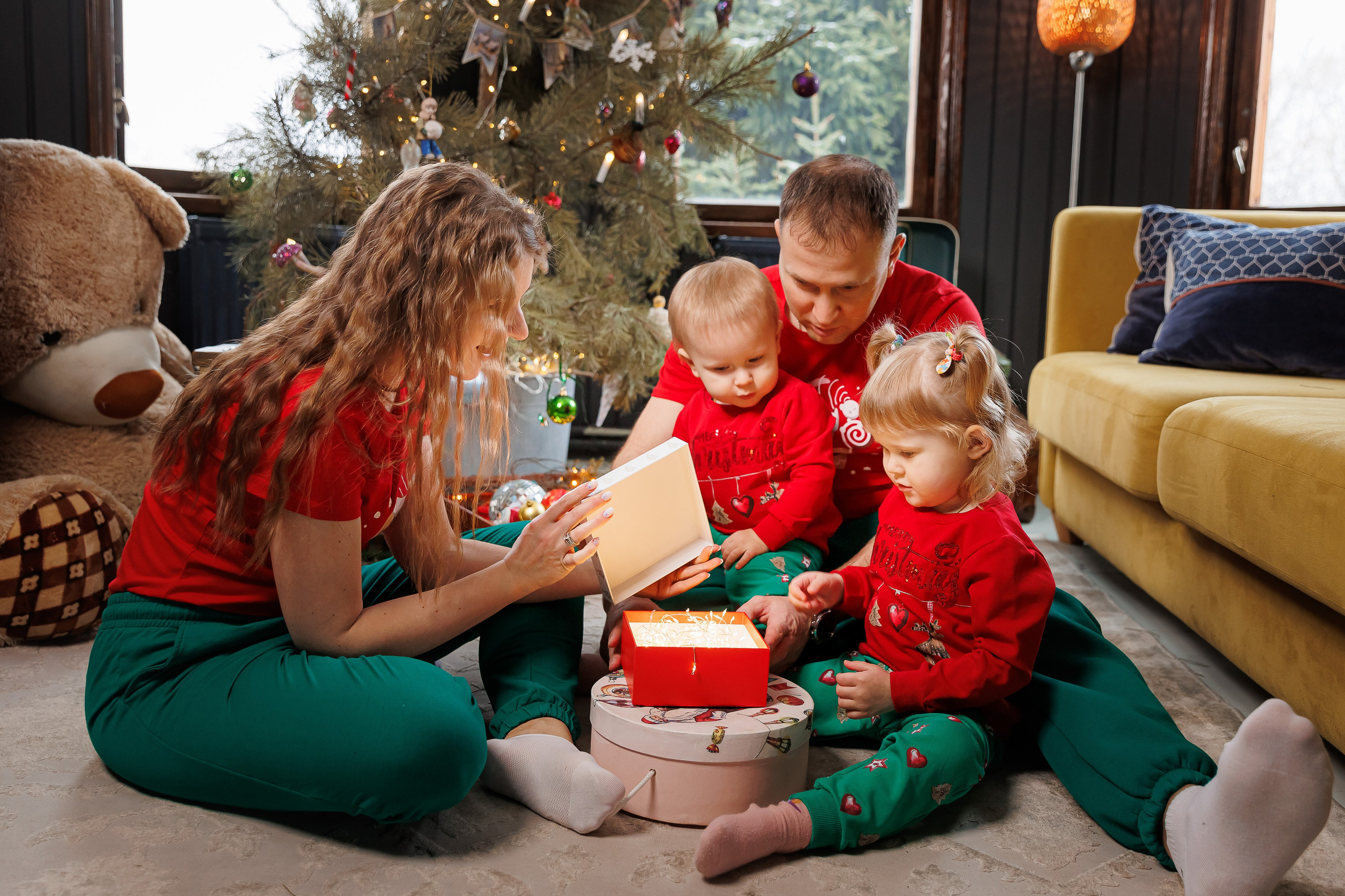 Предновогодняя история в Иславском. Семейный и детский фотограф Комина Елена, Власиха, Одинцово