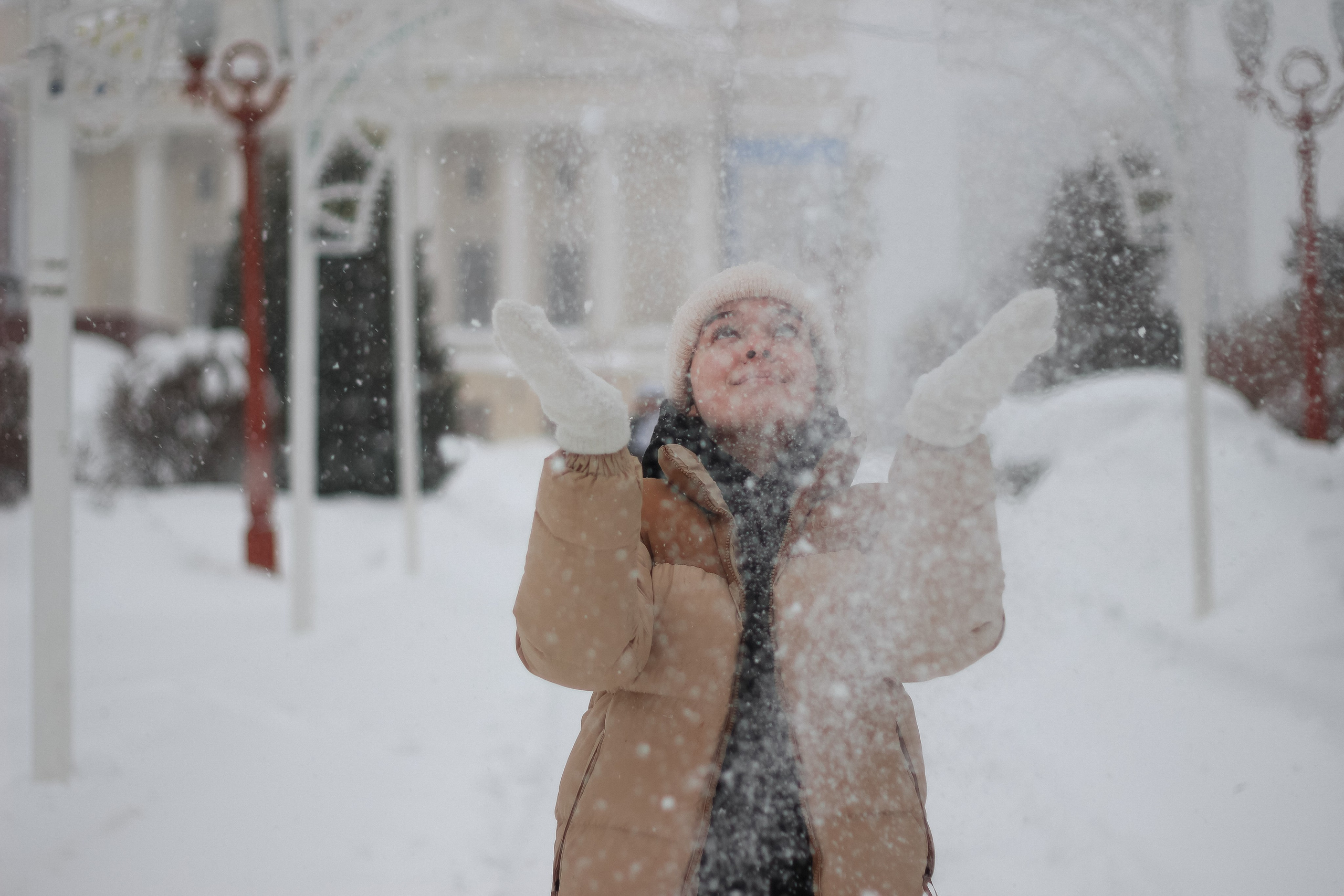 Алина и зима. Начинающий Фотограф в Казани