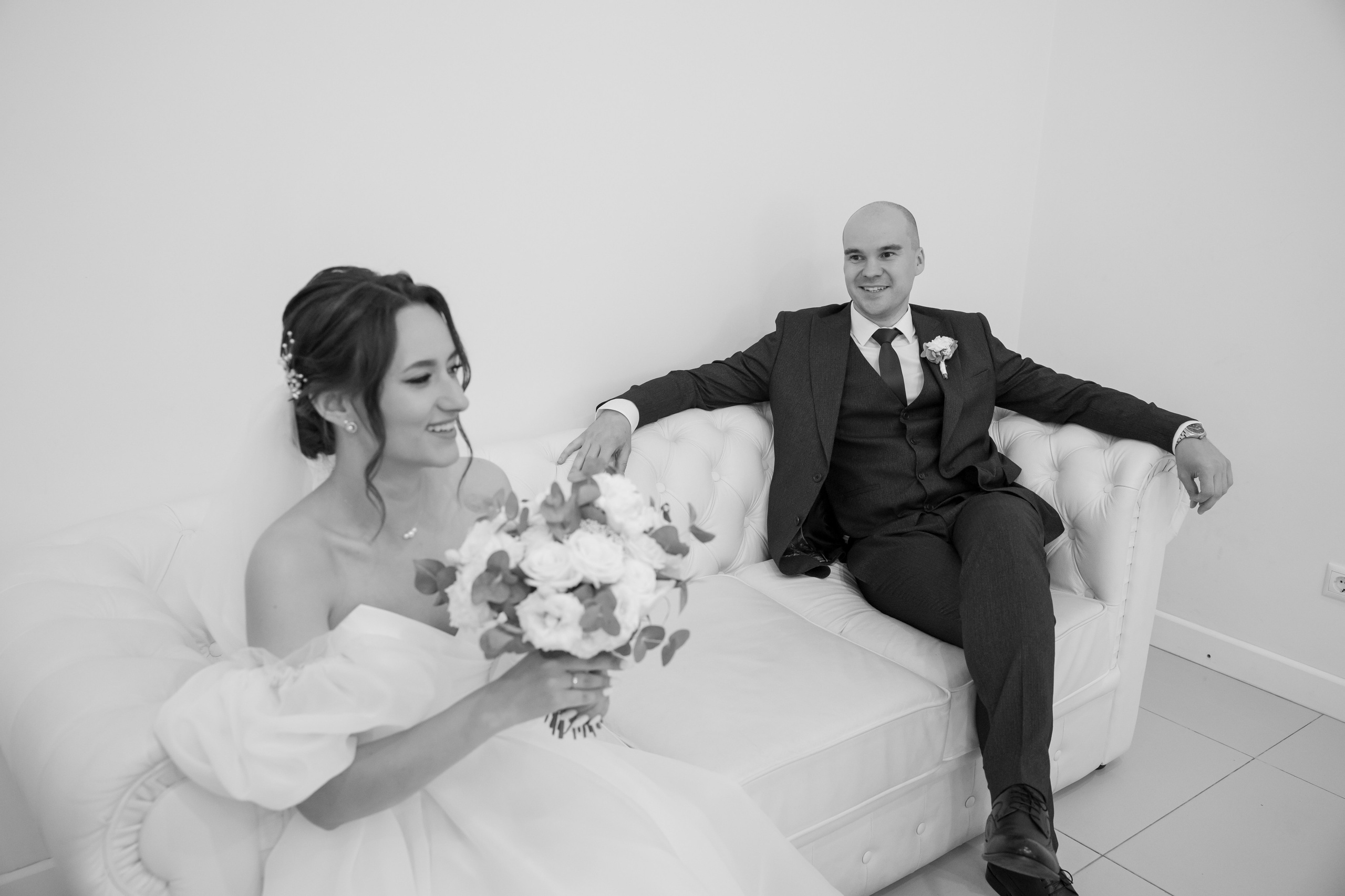 Полина и Дмитрий, загородный клуб «Барин», ЗАГС в г. Пушкино. Свадебный и репортажный фотограф (Москва, Королев и другие)