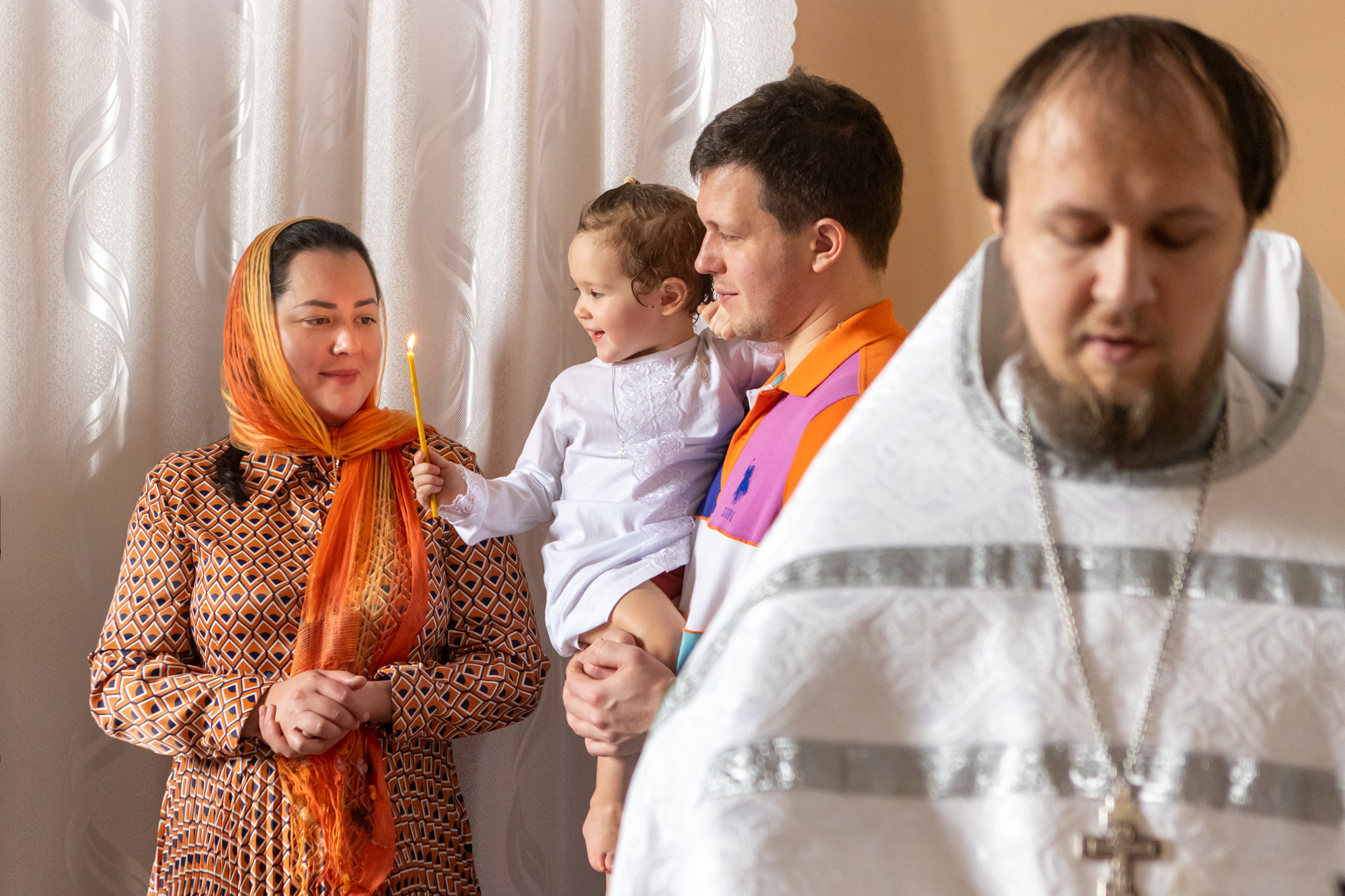 Крещение Вари. Фотограф в Оренбурге. Профессиональный фотограф