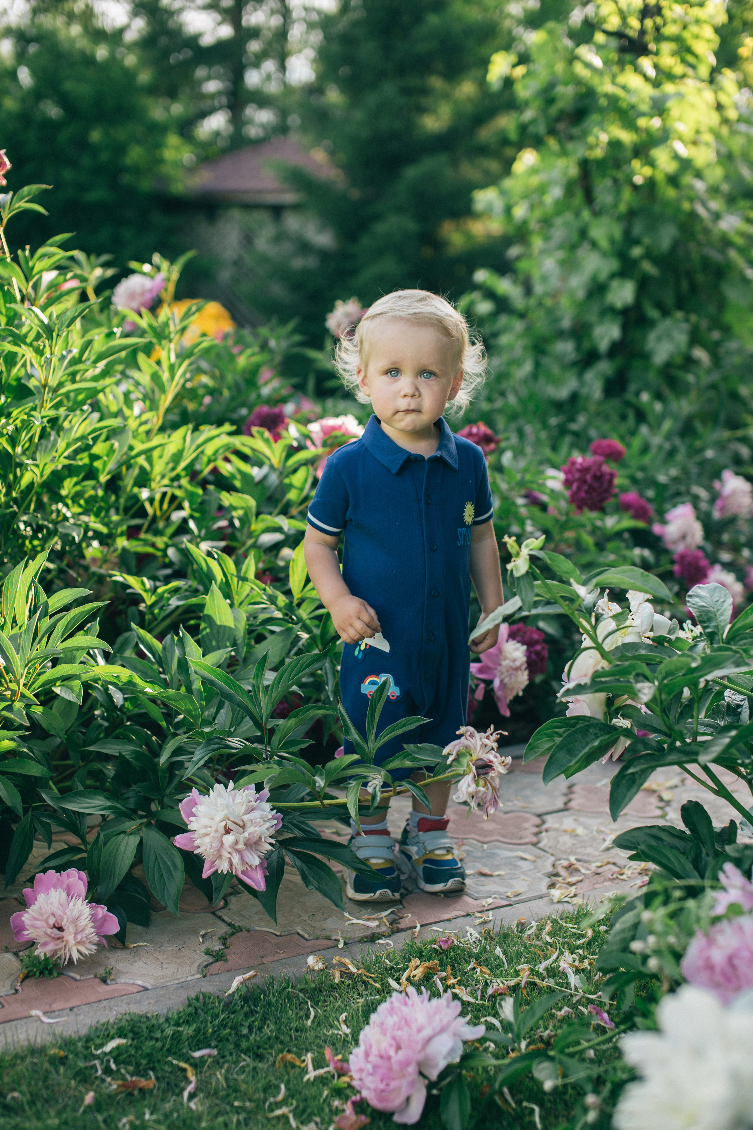 Семейная фотосессия в пионах. Фотограф в Оренбурге. Профессиональный фотограф